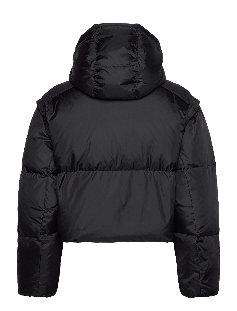Ciesse Piumini - CP NEVADA JKT W DETACHABLE HOOD AND SLEEVES - dunjakker - jet black-turkish sea - 1