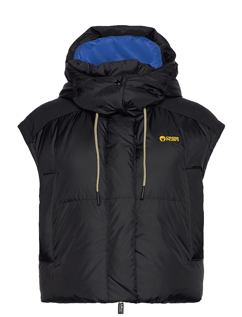 Ciesse Piumini - CP NEVADA JKT W DETACHABLE HOOD AND SLEEVES - dunjakker - jet black-turkish sea - 2