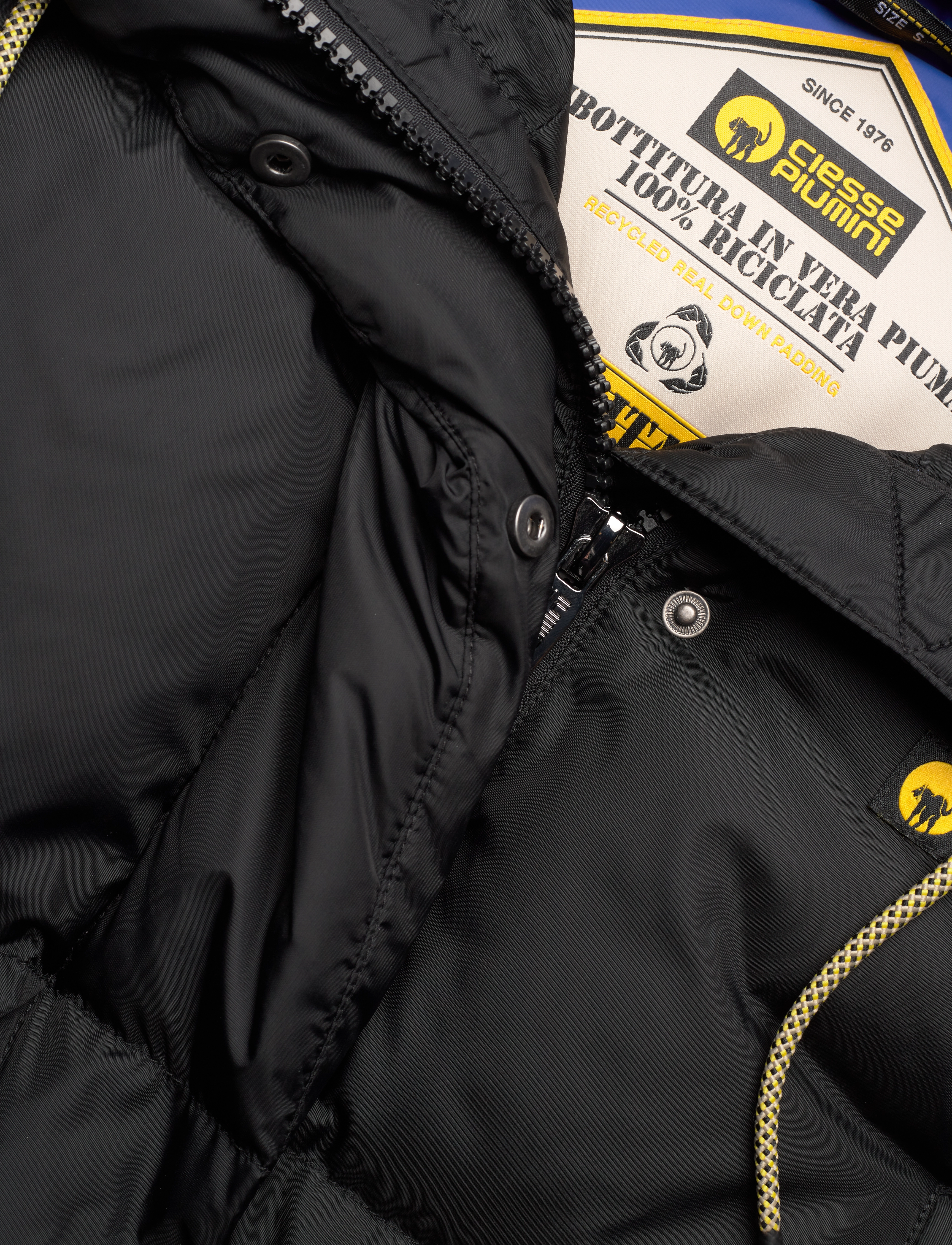 Ciesse Piumini - CP NEVADA JKT W DETACHABLE HOOD AND SLEEVES - overtøj - jet black-turkish sea - 3