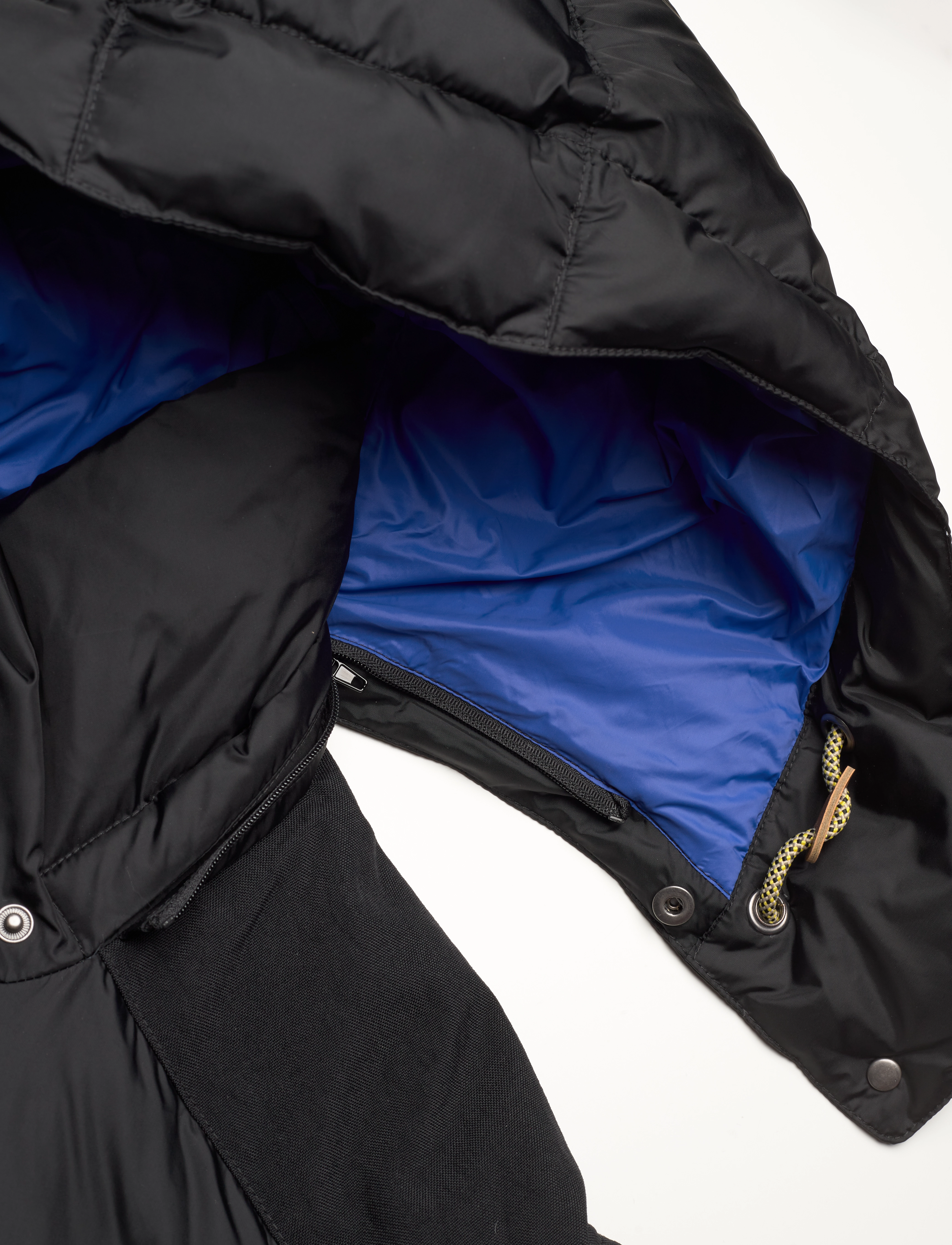 Ciesse Piumini - CP NEVADA JKT W DETACHABLE HOOD AND SLEEVES - overtøj - jet black-turkish sea - 5