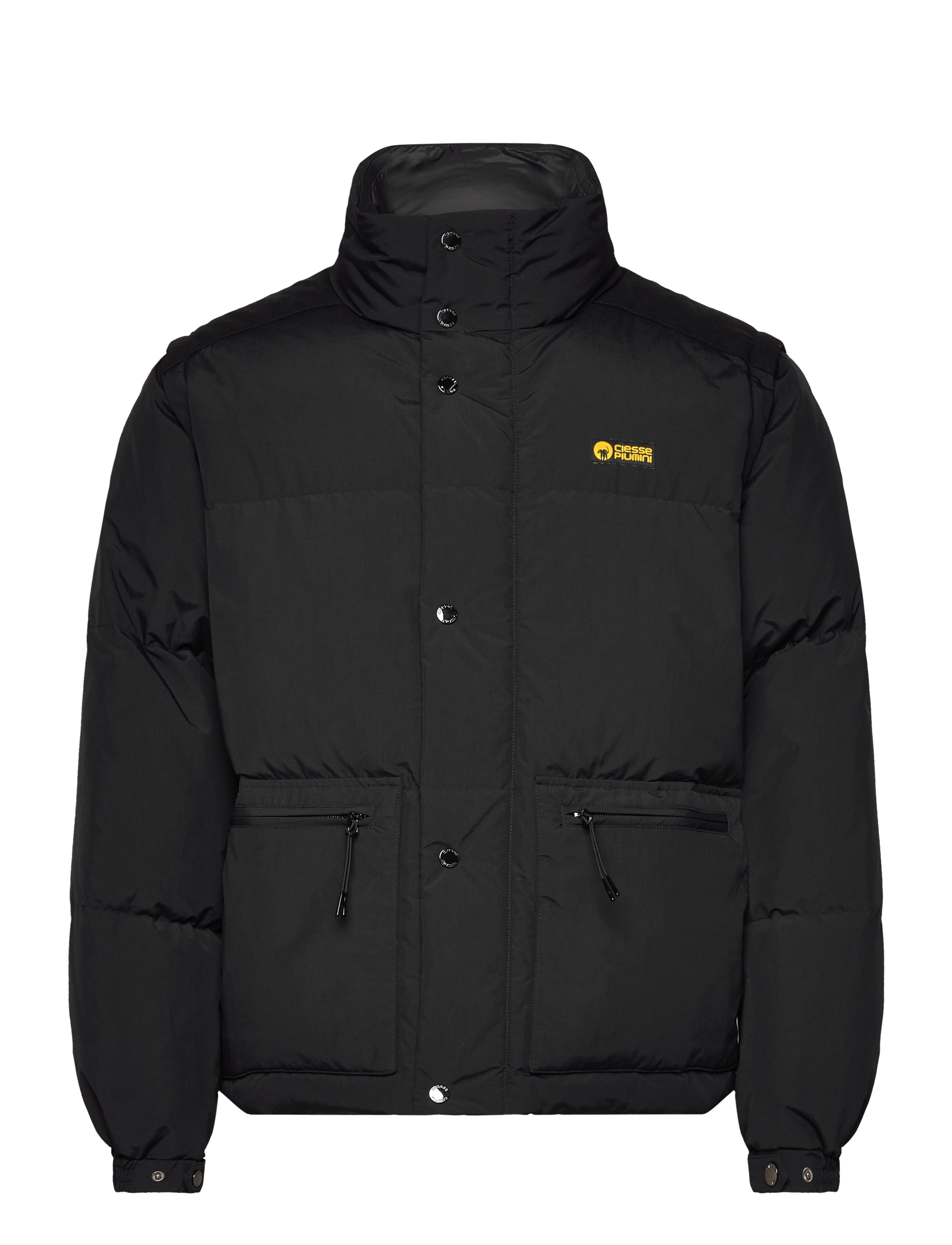 Ciesse Piumini CP DAKOTA RECYCLE FULL ZIP JKT - Jackor & rockar - JET BLACK / black