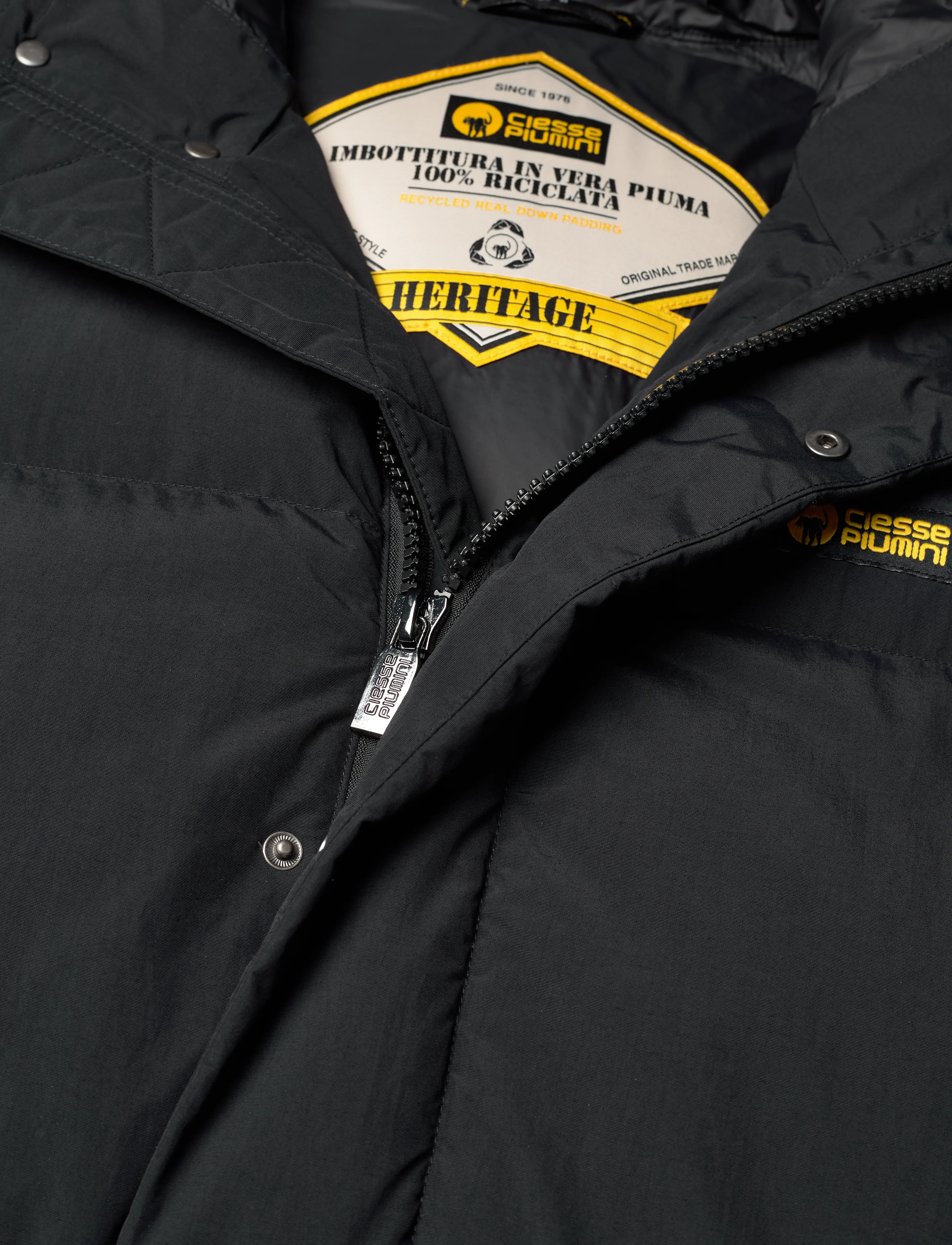 Ciesse Piumini - CP DAKOTA RECYCLE FULL ZIP JKT - overtøj - jet black - 4