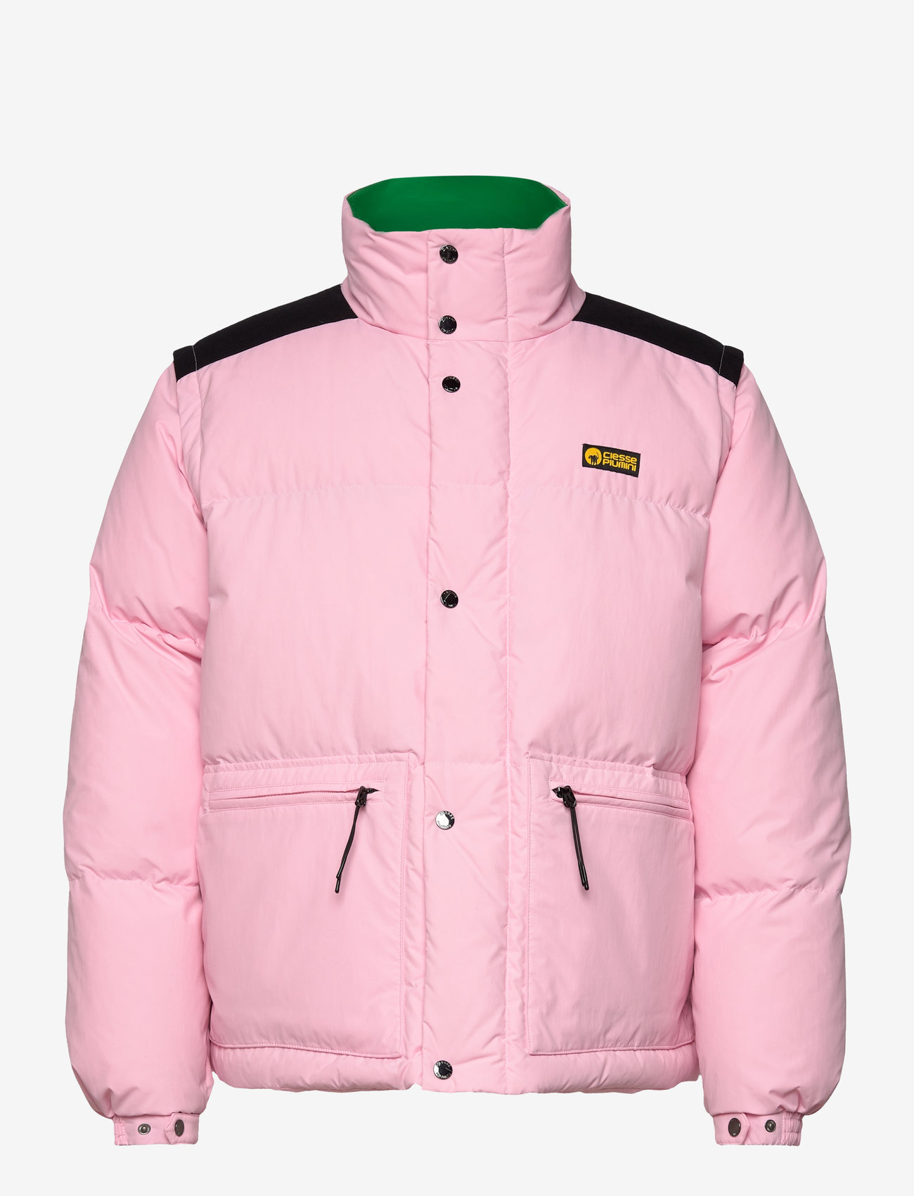 Ciesse Piumini - CP DAKOTA RECYCLE FULL ZIP JKT - daunenjacken - orchid pink-jolly green - 0