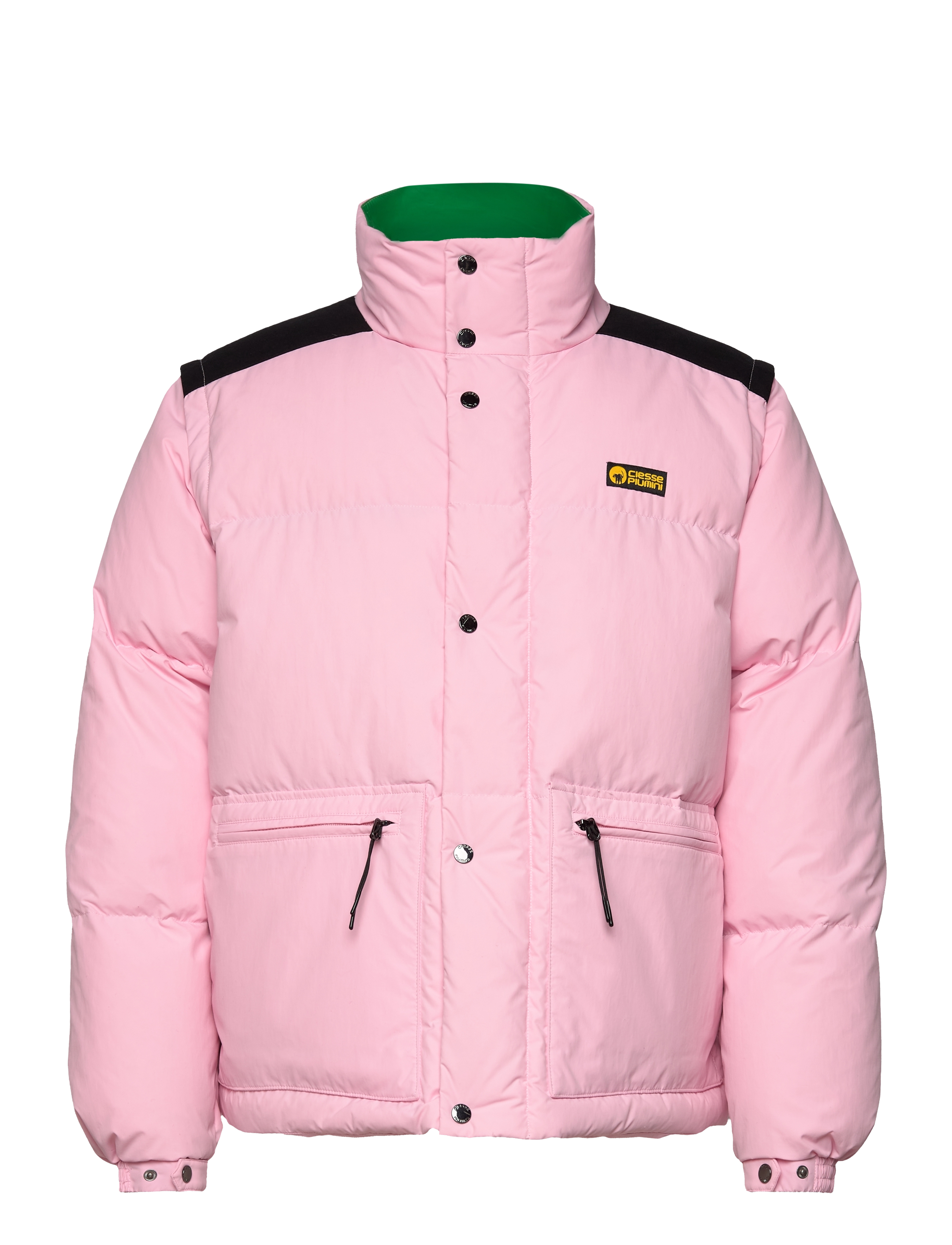 Ciesse Piumini CP DAKOTA RECYCLE FULL ZIP JKT - Winterjassen - ORCHID PINK-JOLLY GREEN / pink/rose