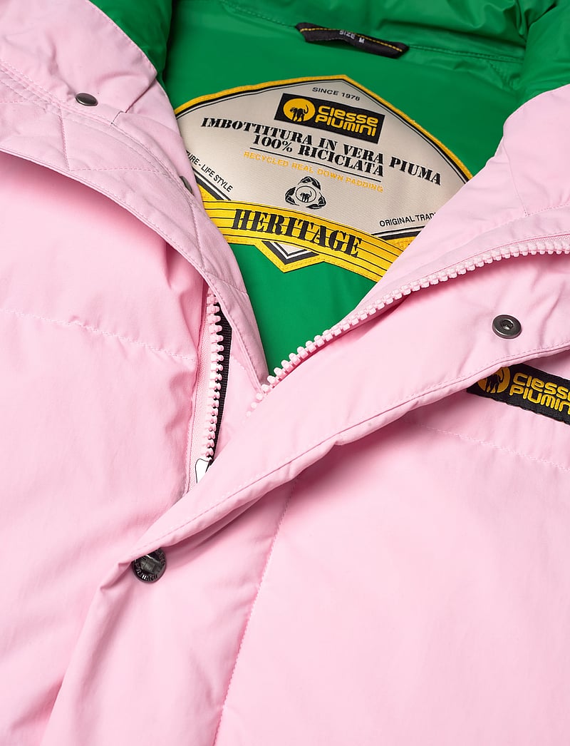 Ciesse Piumini - CP DAKOTA RECYCLE FULL ZIP JKT - daunenjacken - orchid pink-jolly green - 4