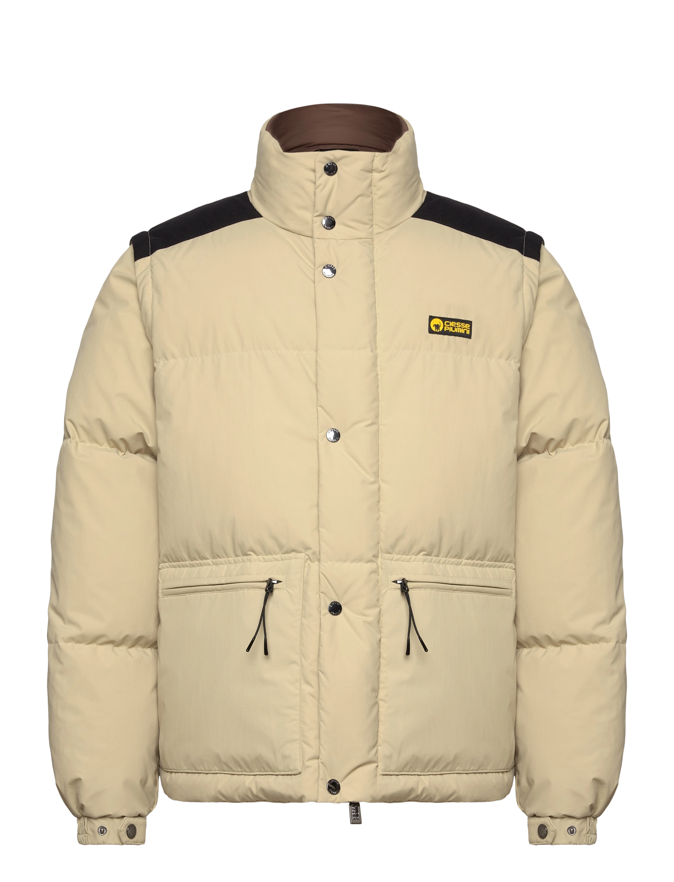 Ciesse Piumini CP DAKOTA RECYCLE FULL ZIP JKT - Last Chance - OYSTER WHITE-COCOA / beige