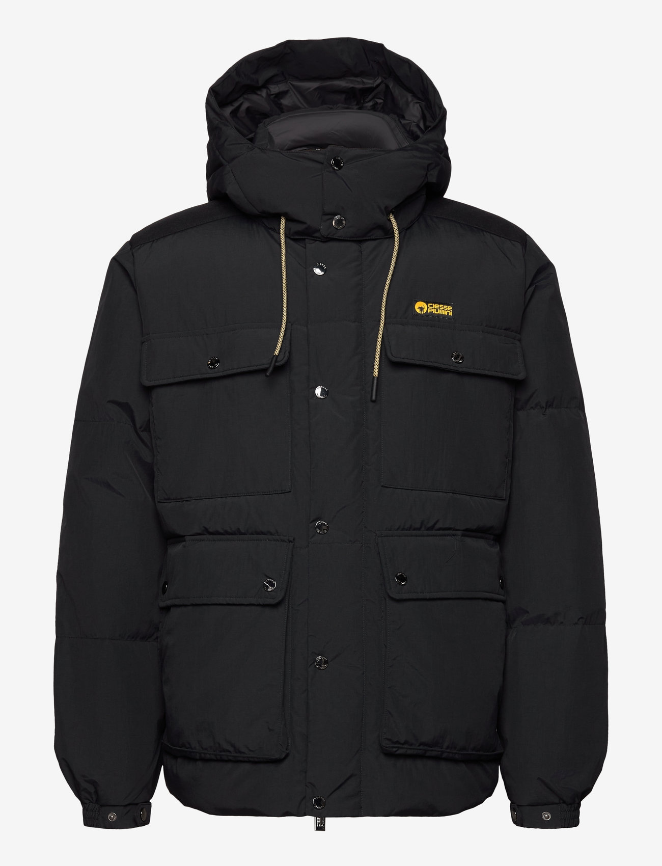 Ciesse Piumini - CP ALASKA 4 POCKET DETACHABLE HOODED JKT - jet black - 0