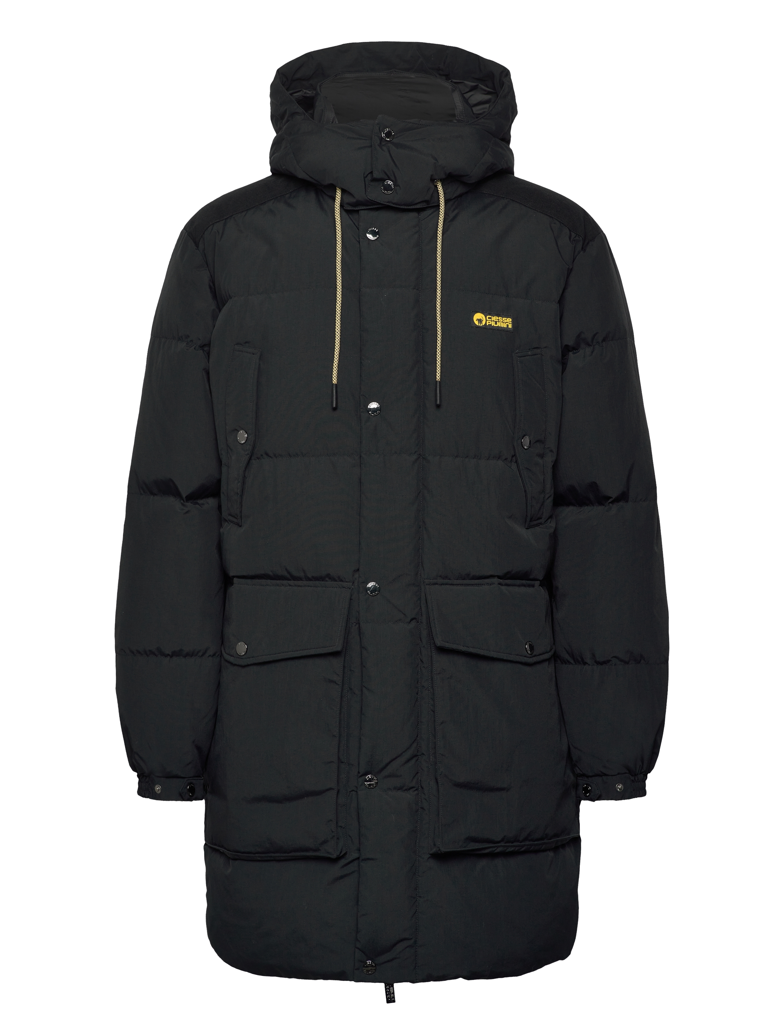Ciesse Piumini CP CANADA 4 PKT MID LENGHT JKT - Parkas - JET BLACK / black