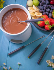cilio - Chocolate fondue with 6 pieces - fondue set - white - 2