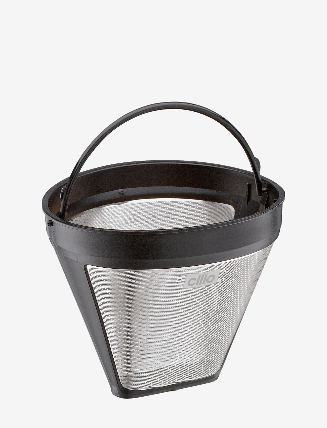 cilio - Permanent coffee filter size 4 - najniższe ceny - stainless steel - 0