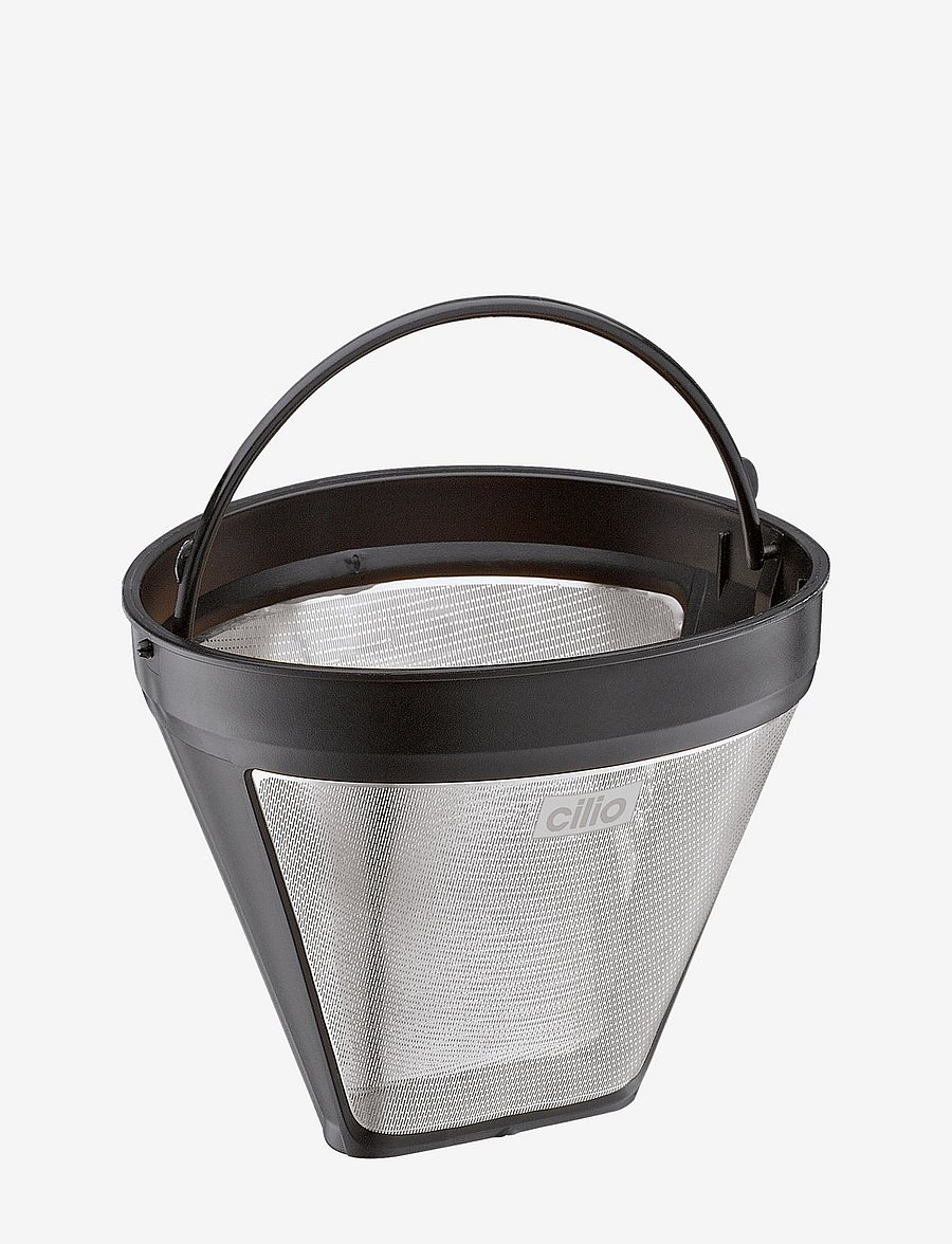 cilio - Permanent coffee filter size 4 - die niedrigsten preise - stainless steel - 0