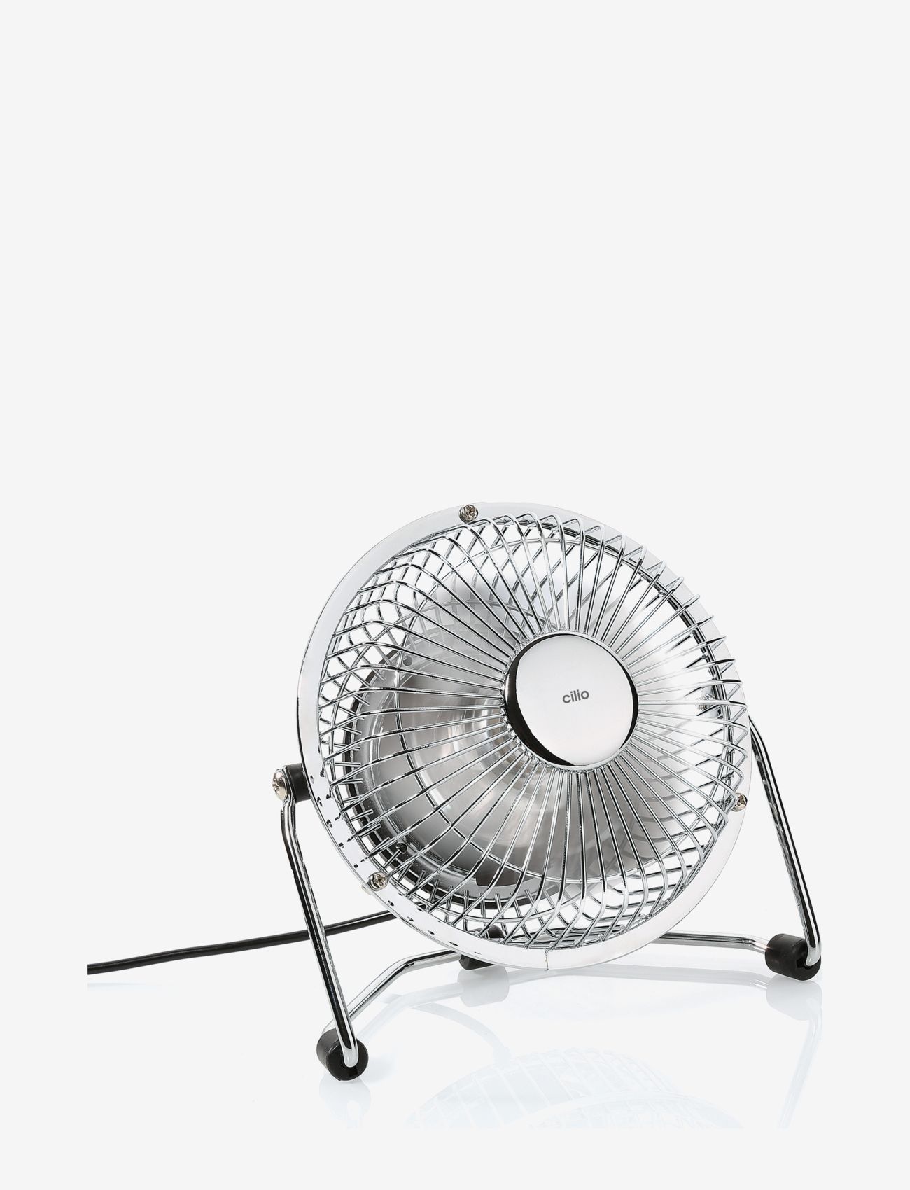 cilio - Table fan VENTO - die niedrigsten preise - chromed metal - 0