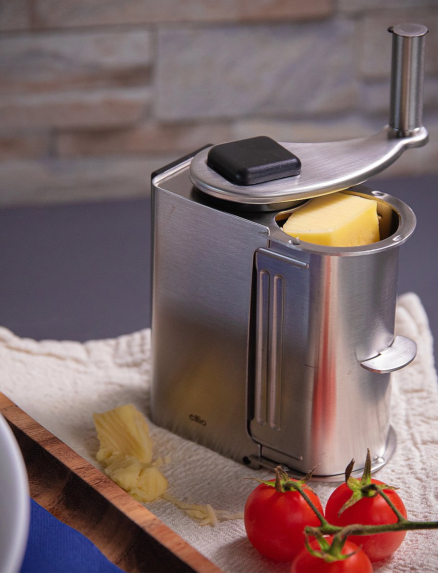 cilio - Cheese grater DELUXE FORMAGGIO - riivid - satin stainless steel - 3