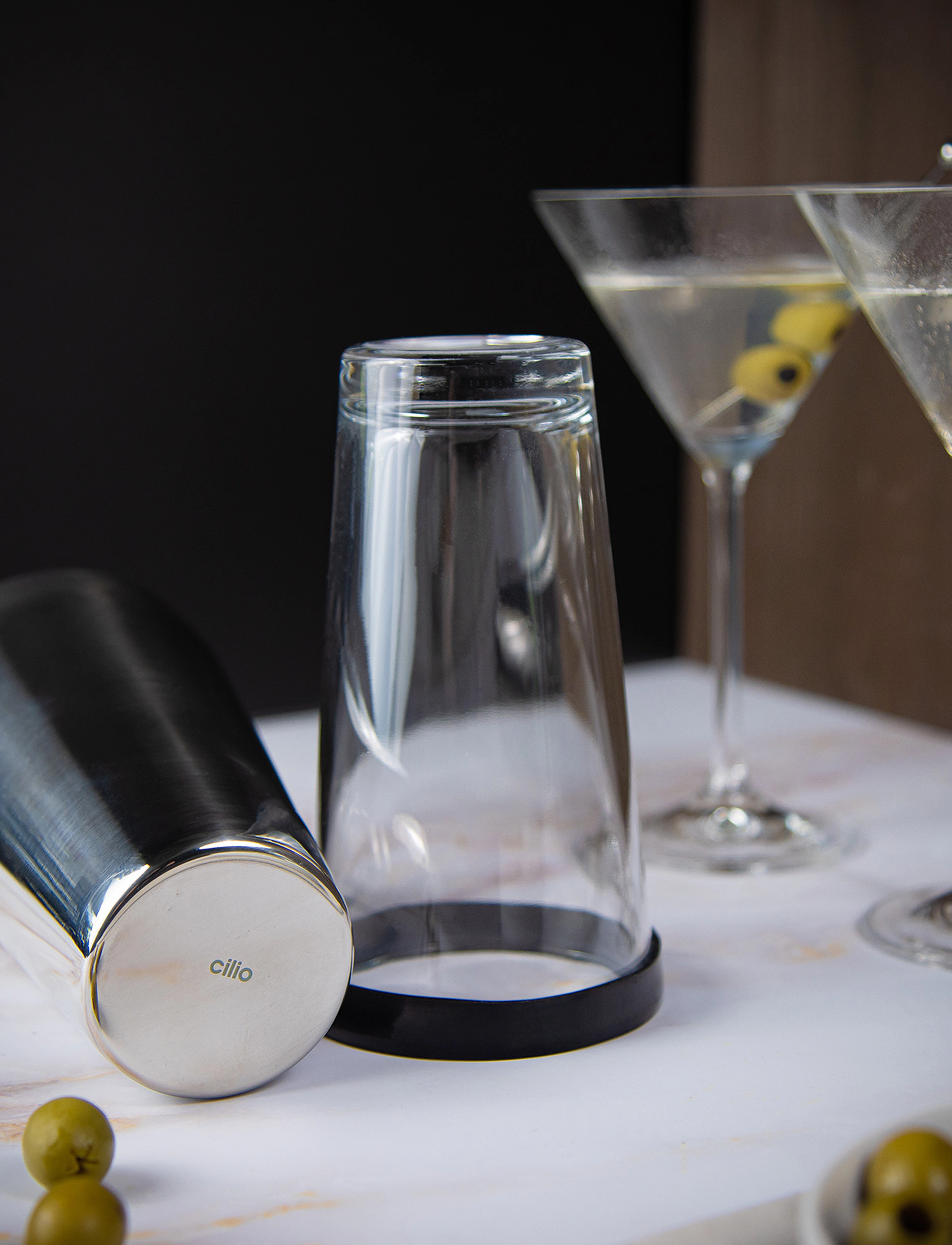 cilio - Boston shaker 0,4l - sheikkerit & cocktailvälineet - clear - 5