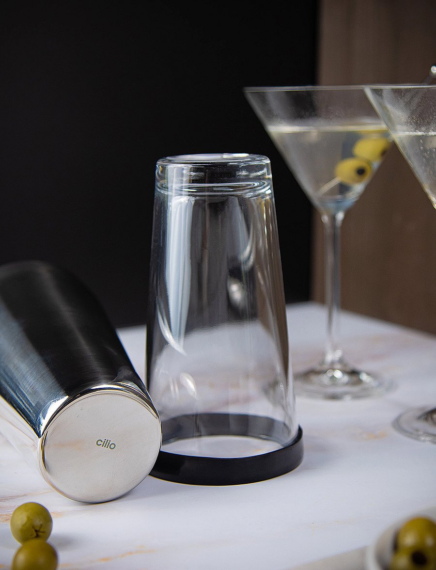 cilio - Boston shaker 0,4l - shaker & cocktail-utensilien - clear - 5