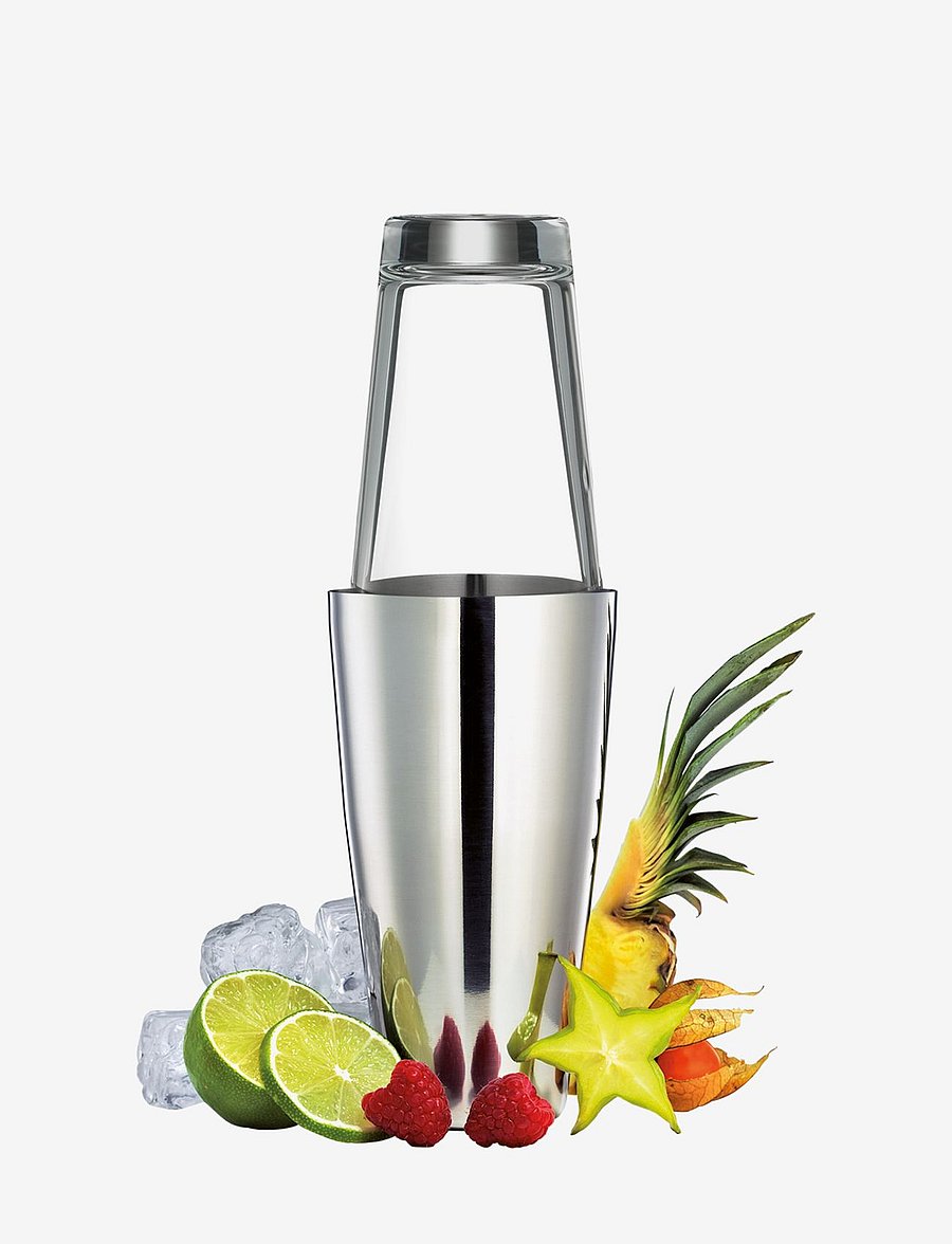cilio - Boston shaker 0,4l - shaker & cocktail-utensilien - clear - 4