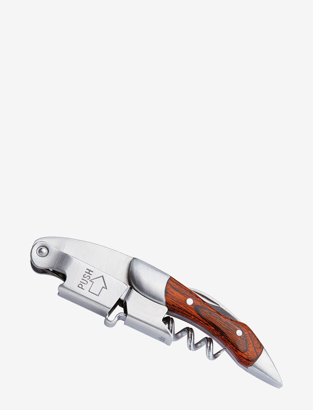 CILIO Tjener Kniv Legno Stål/Træ 3 Funktioner Braun - L:13CM - Unisex