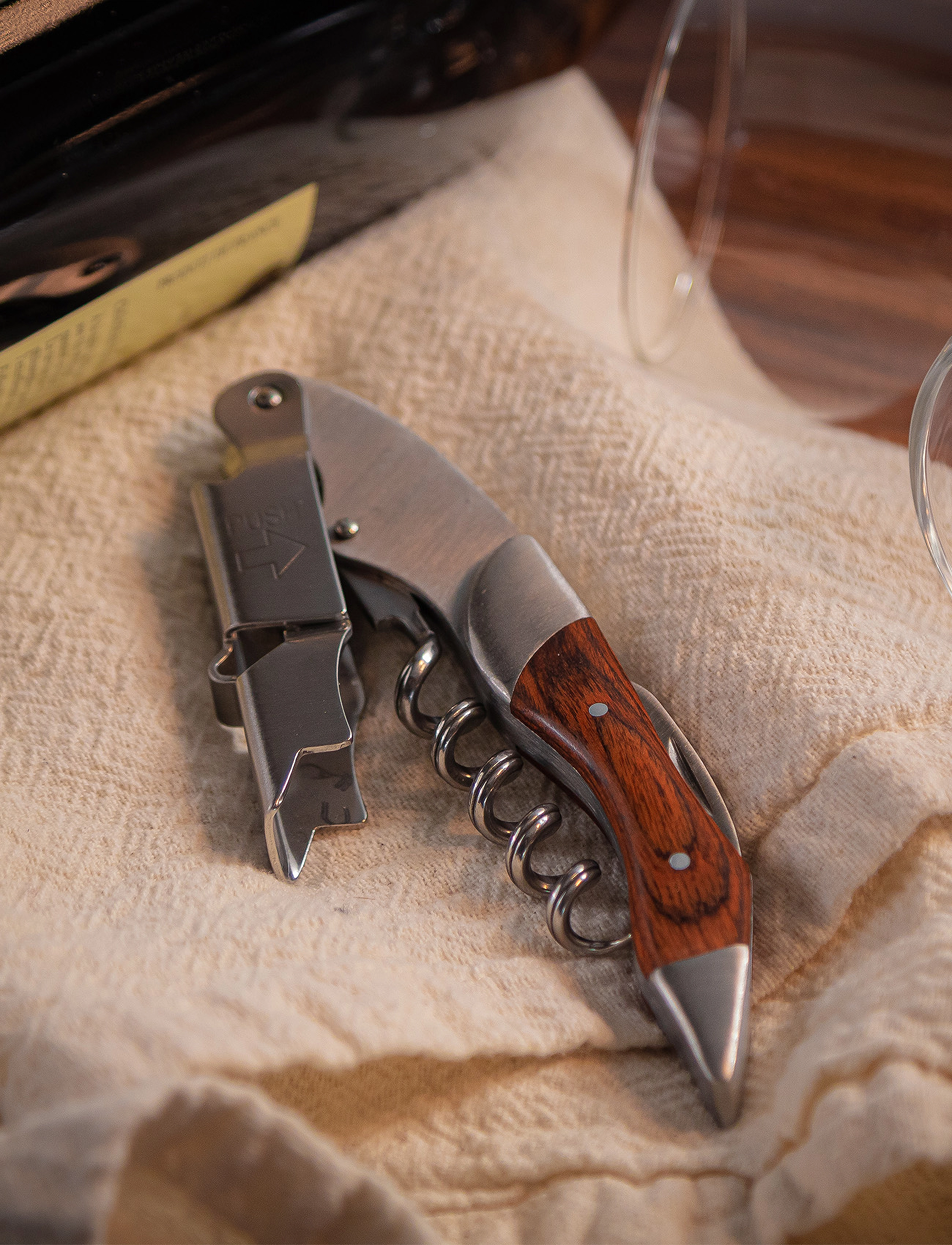 cilio - Waiter knife LEGNO - die niedrigsten preise - reddish brown - 2