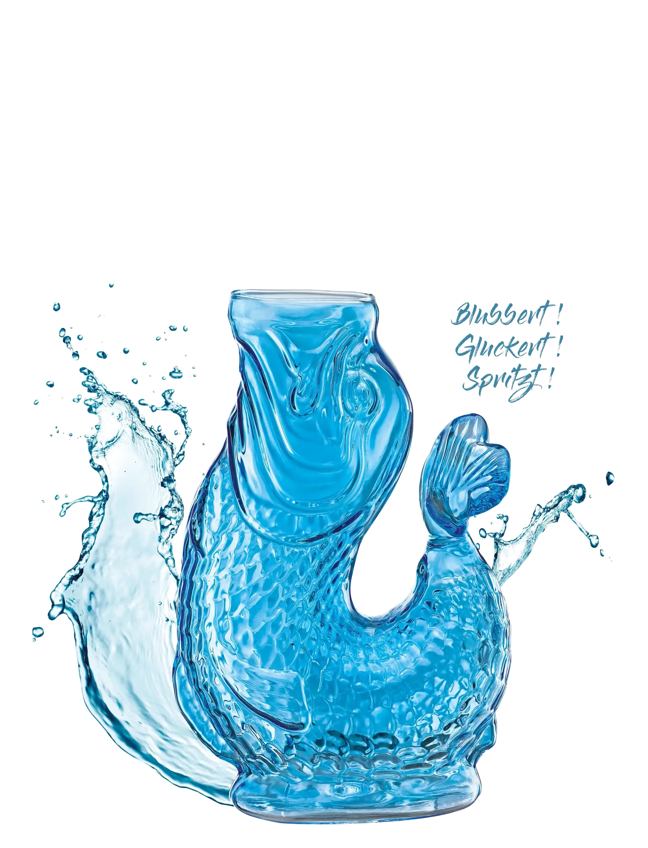 cilio - Water carafe NEMO - wasserkaraffen - clear blue - 2