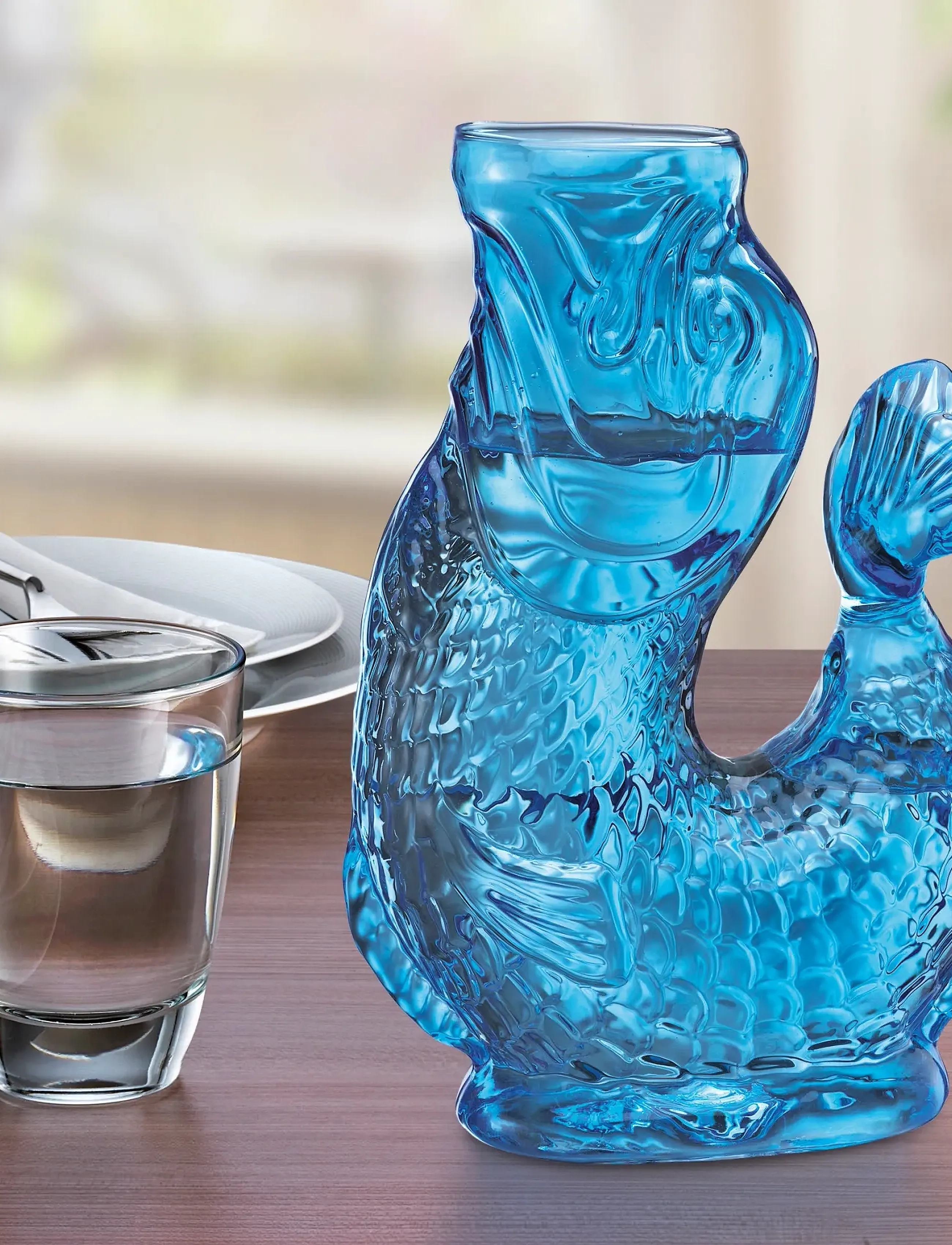 cilio Water Carafe Nemo, 1 L, Jugs & Carafes, Blau - Carafes Jugs, Homeware