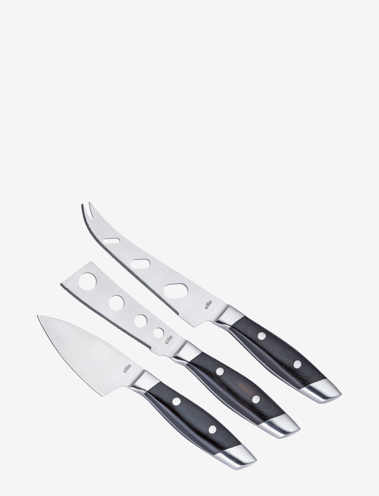 cilio - Cheese knives FONTINA - ostekniver - black - 0