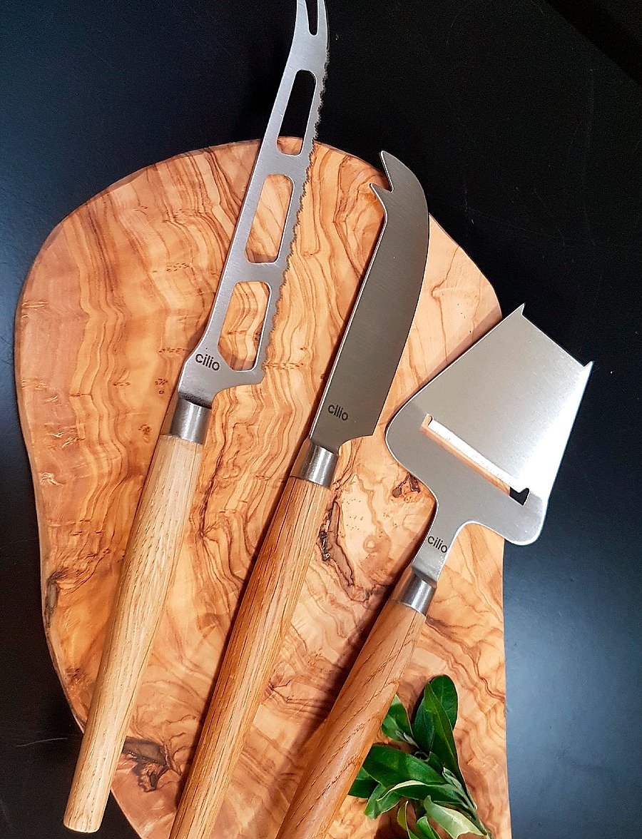cilio - Soft cheese knife FORMAGGIO - siera naži - light brown - 0