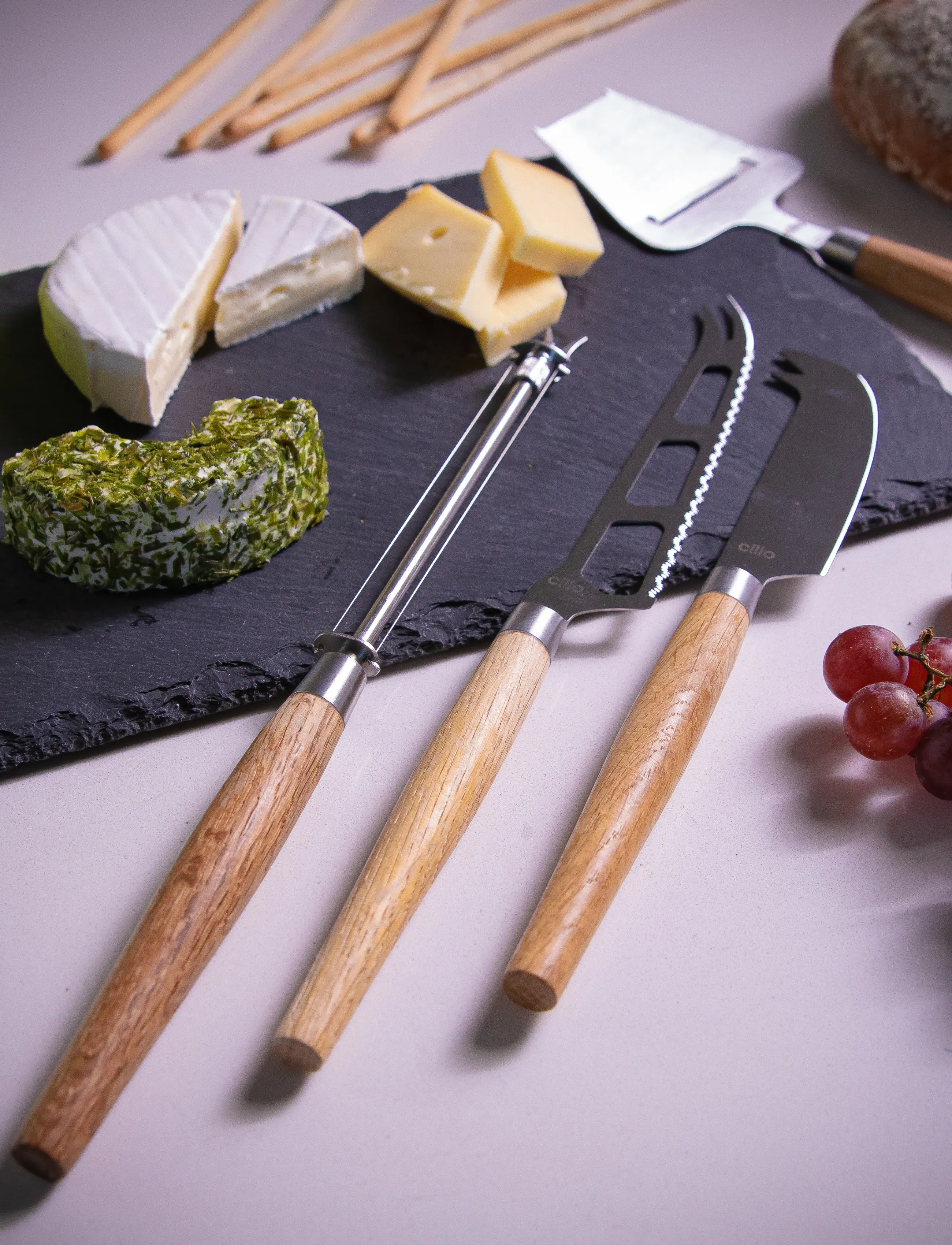 cilio - Soft cheese knife FORMAGGIO - lowest prices - light brown - 2