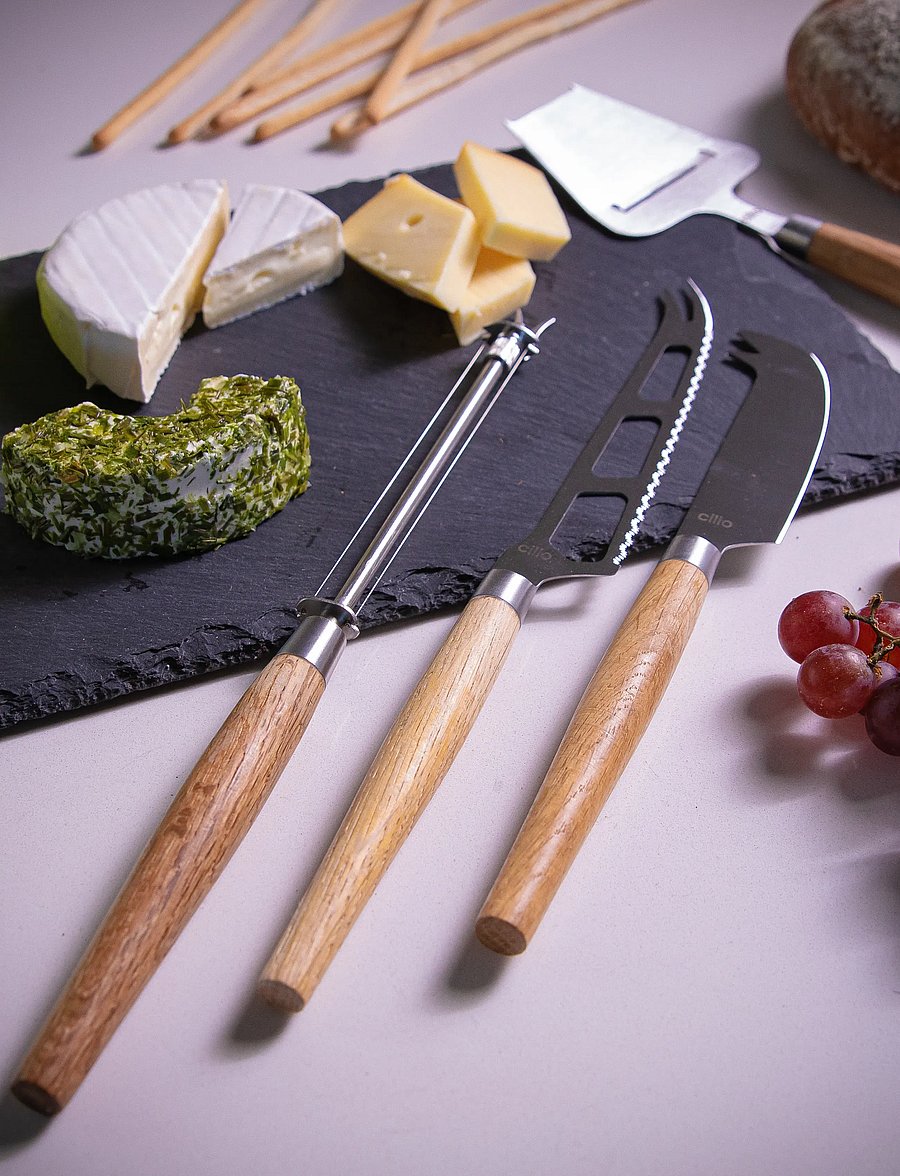 cilio - Soft cheese knife FORMAGGIO - siera naži - light brown - 2