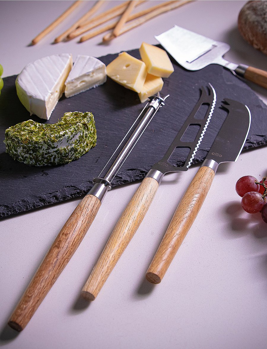 cilio - Cheese knife FORMAGGIO - sūrio peiliai - light brown - 0