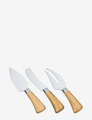 Cheese knifes 3 pcs. FORMAGGIO - LIGHT BROWN