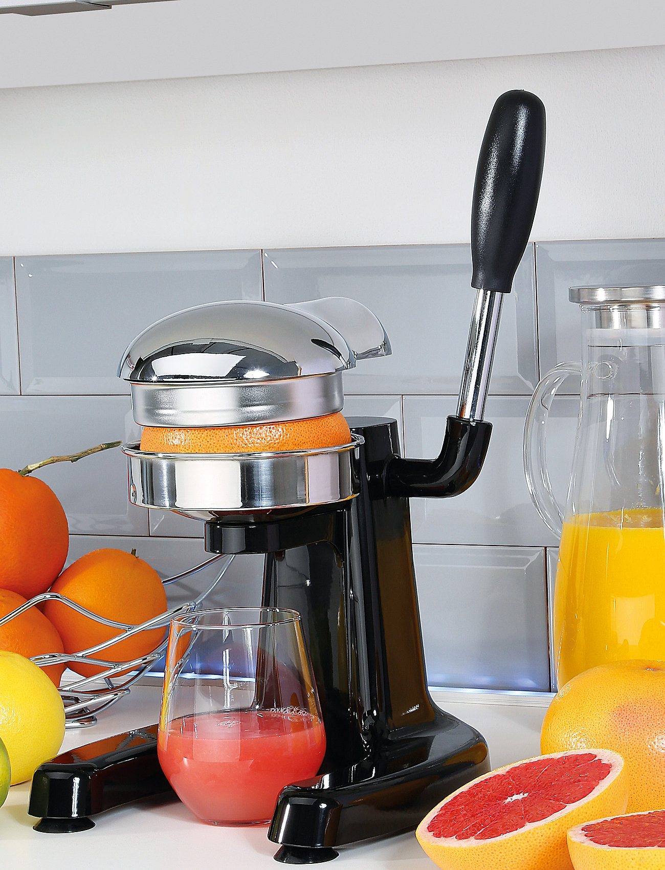 cilio Professional Juicer Positano, Black, 25X 23X 23 cm, Black, Presser > Citruspressere, Unisex