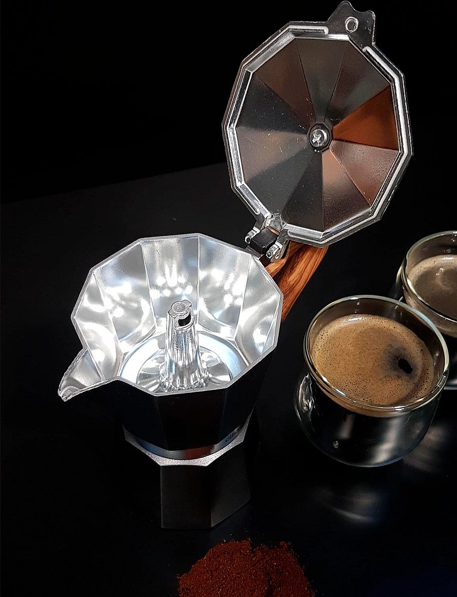 cilio - Espresso maker CLASSICO NATURA 3 cups - nach preis einkaufen - black - 2
