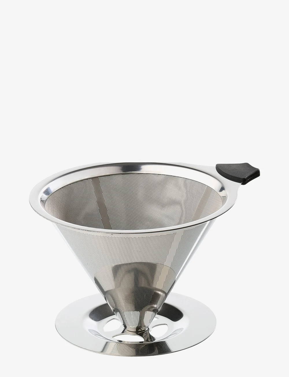 cilio - Permanent filter for coffee w.base STAINLESS STEEL - kaffeefilter & zubehör - polished stainless steel - 0