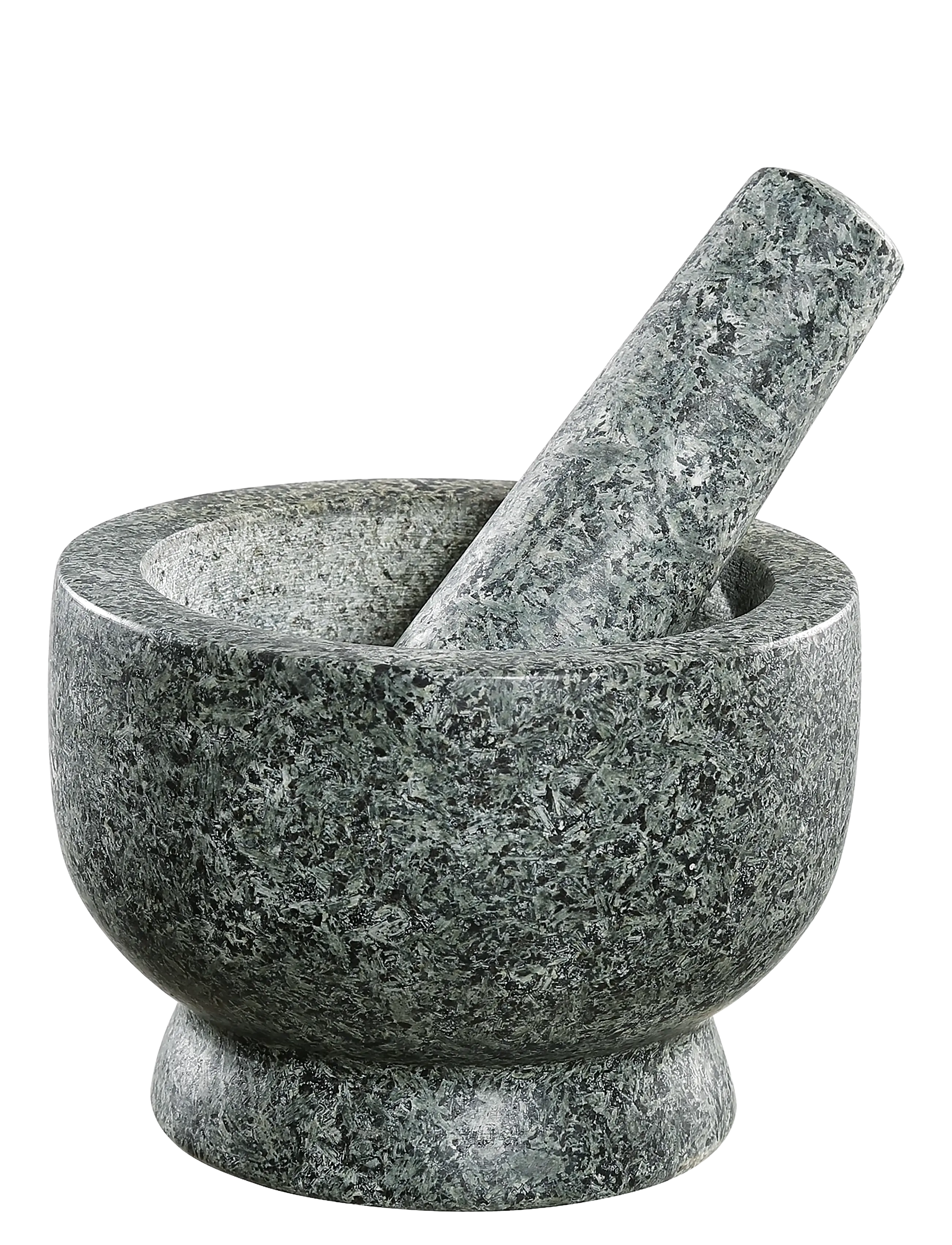 cilio Morter I Granit M/Støder David Ø13Cm, 9.5X 14 cm, Grinders, Schwarz - Mortars & Pestles, Homeware