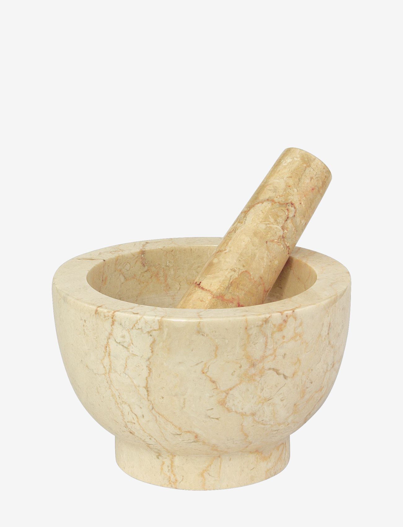 CILIO Morter I Marmor Beige Ø13Cm Cream - 9X 13CM - Unisex