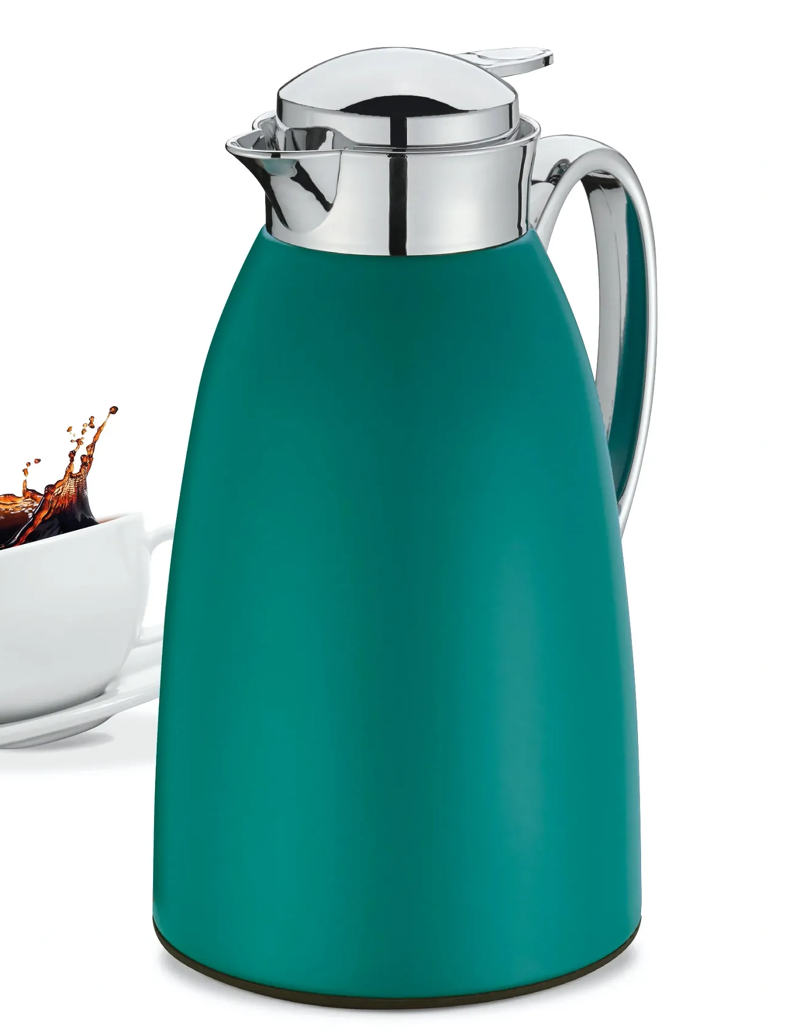 cilio Termokande, Mat Mørkegrøn, Venezia, 1 L, Jugs & Carafes, Grün - Thermal Homeware