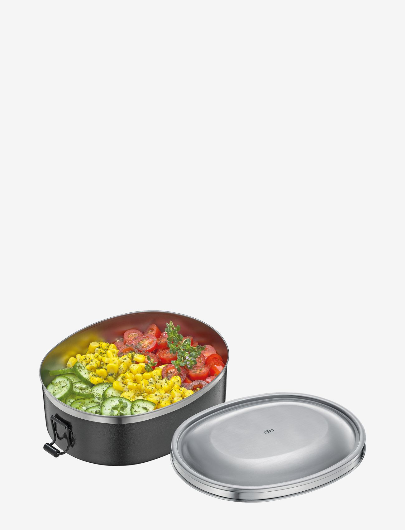 cilio - Lunch box MONTE oval - pusdienu kastītes un ēdiena uzglabāšanas trauki - grey - 1