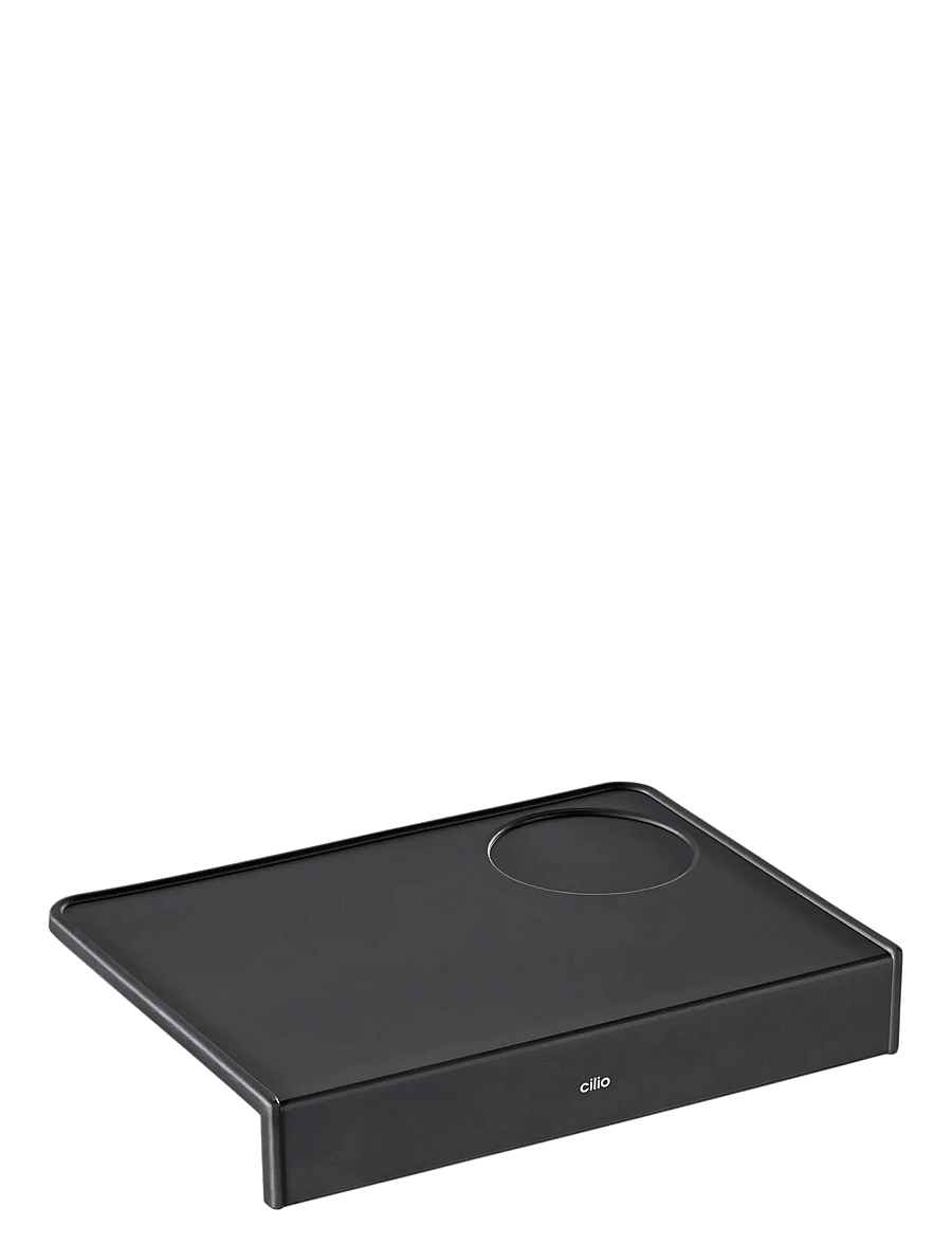 cilio - Tamper mat 20,5 x 14,8 cm - abtropfgestelle - black - 0