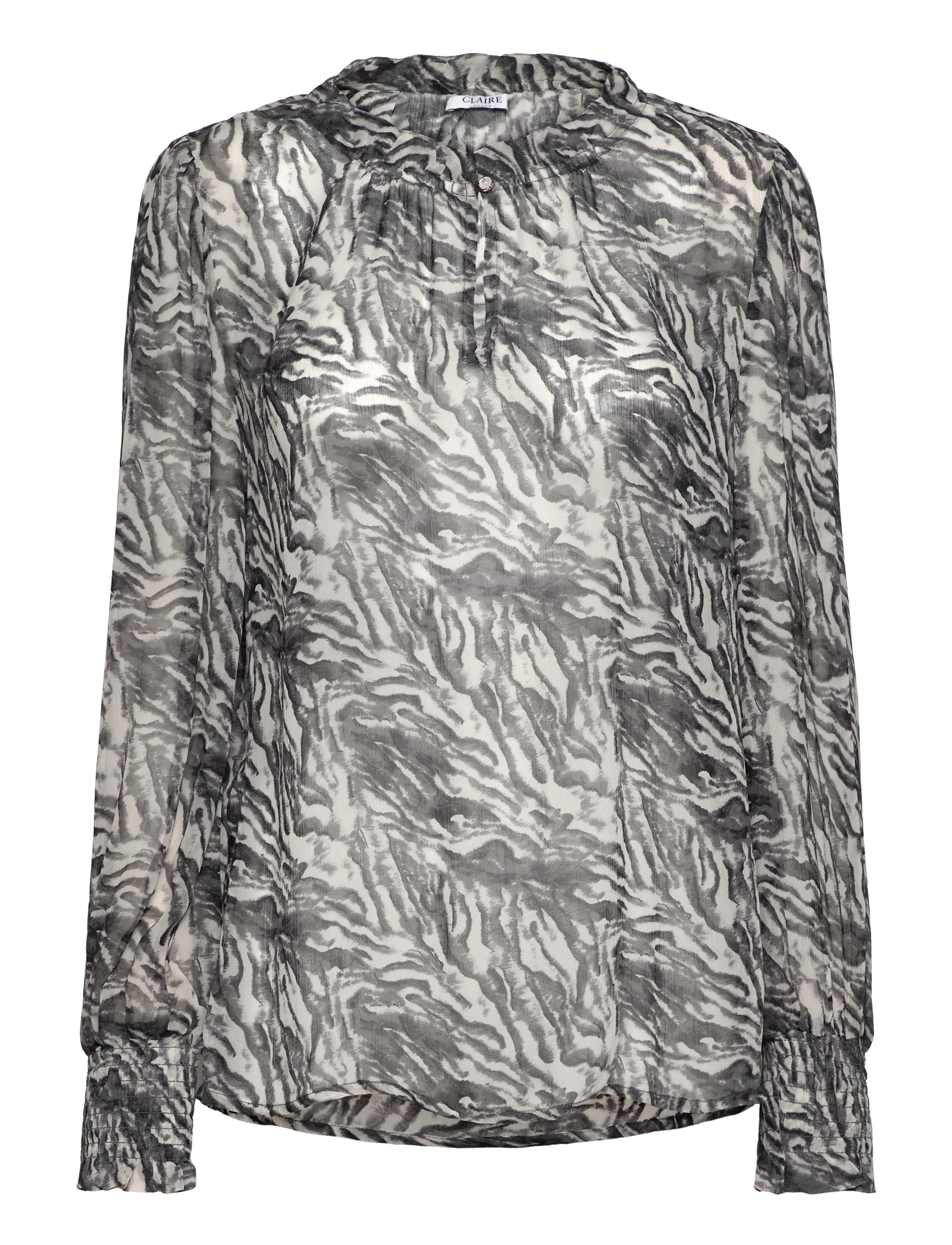 Claire Woman Raquel - Shirt - Tøj - IVORY / black