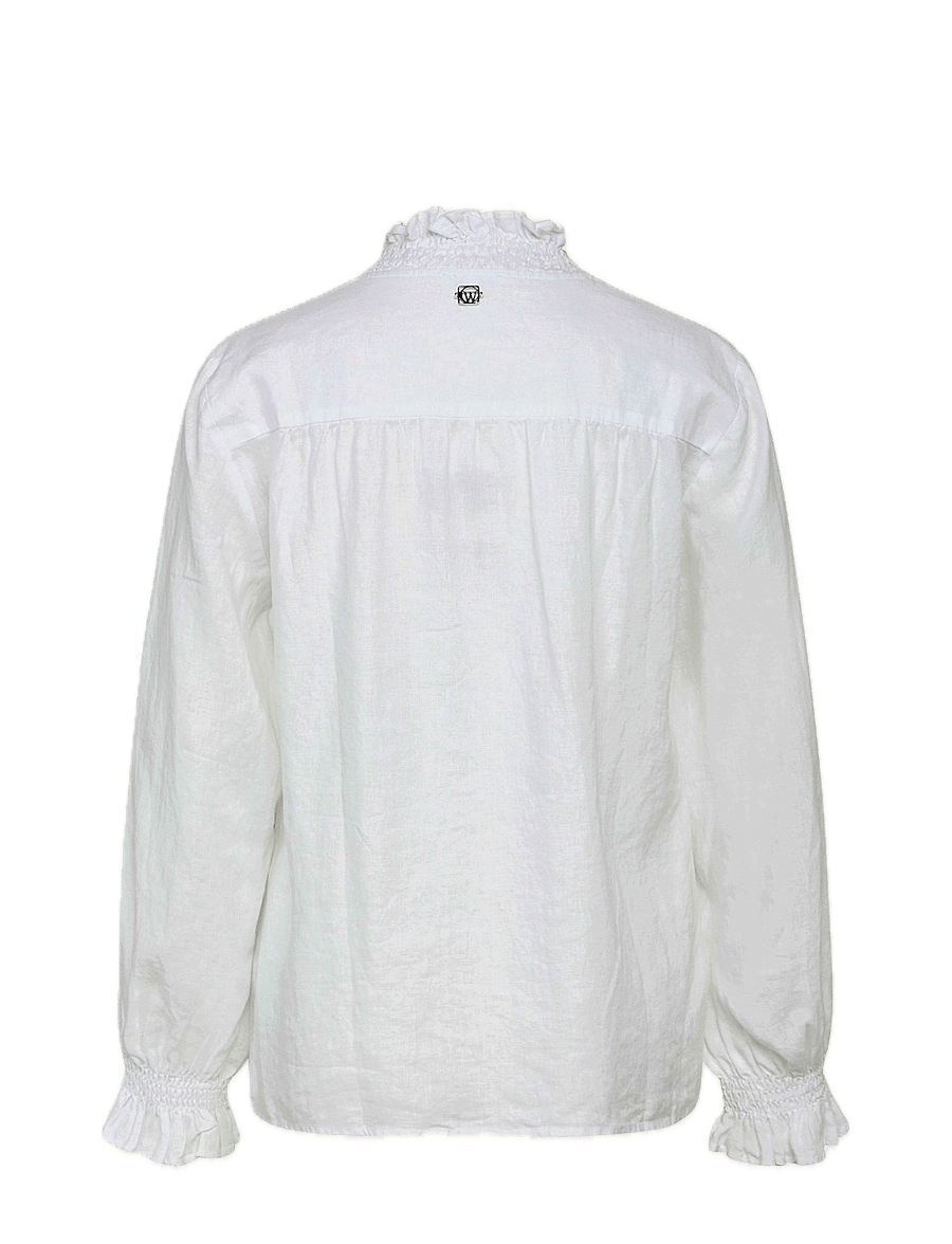 Claire Woman - CW-Rici - Blouse - langärmlige blusen - white - 1