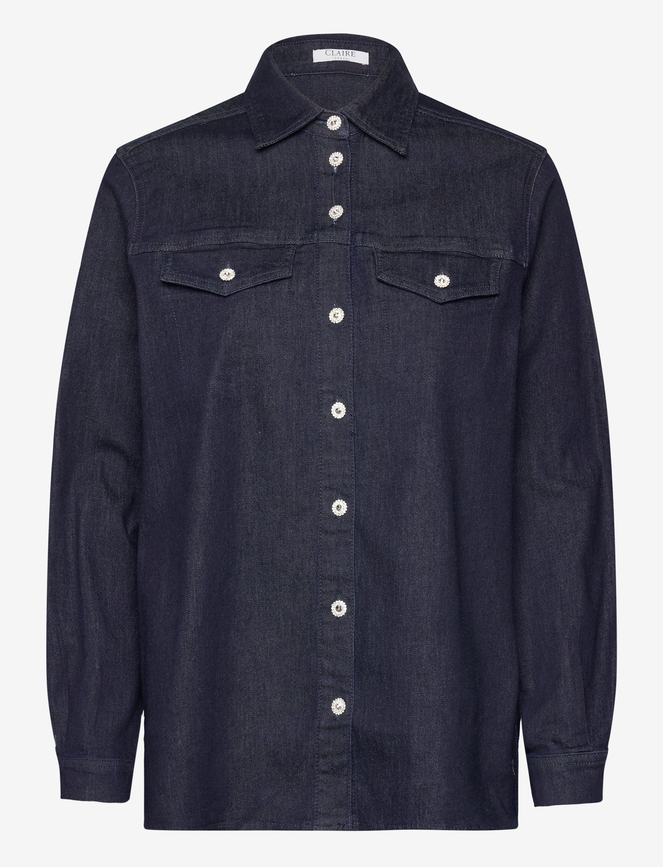Claire Woman - CWRazia - Shirt - denimskjorter - blue denim - 0