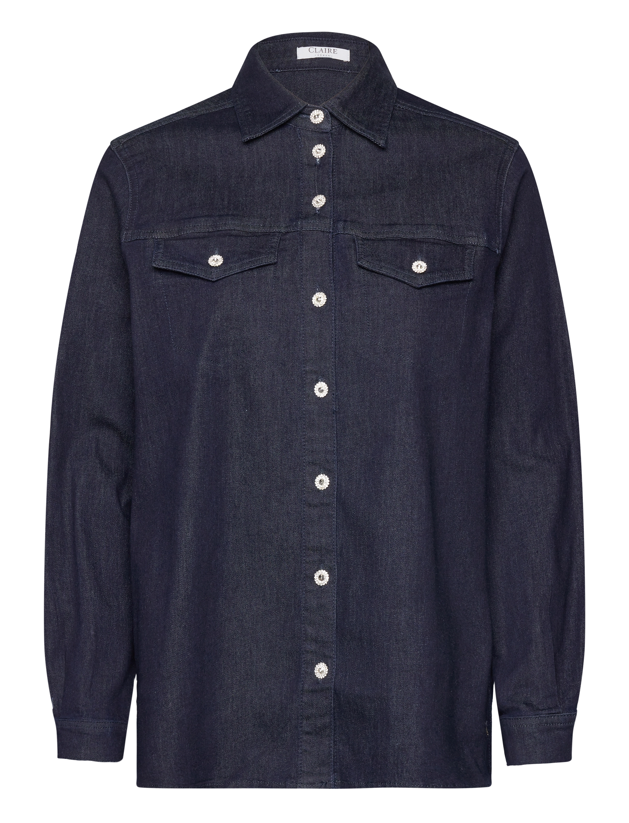 Claire Woman CWRazia - Shirt - Tøj - BLUE DENIM / navy