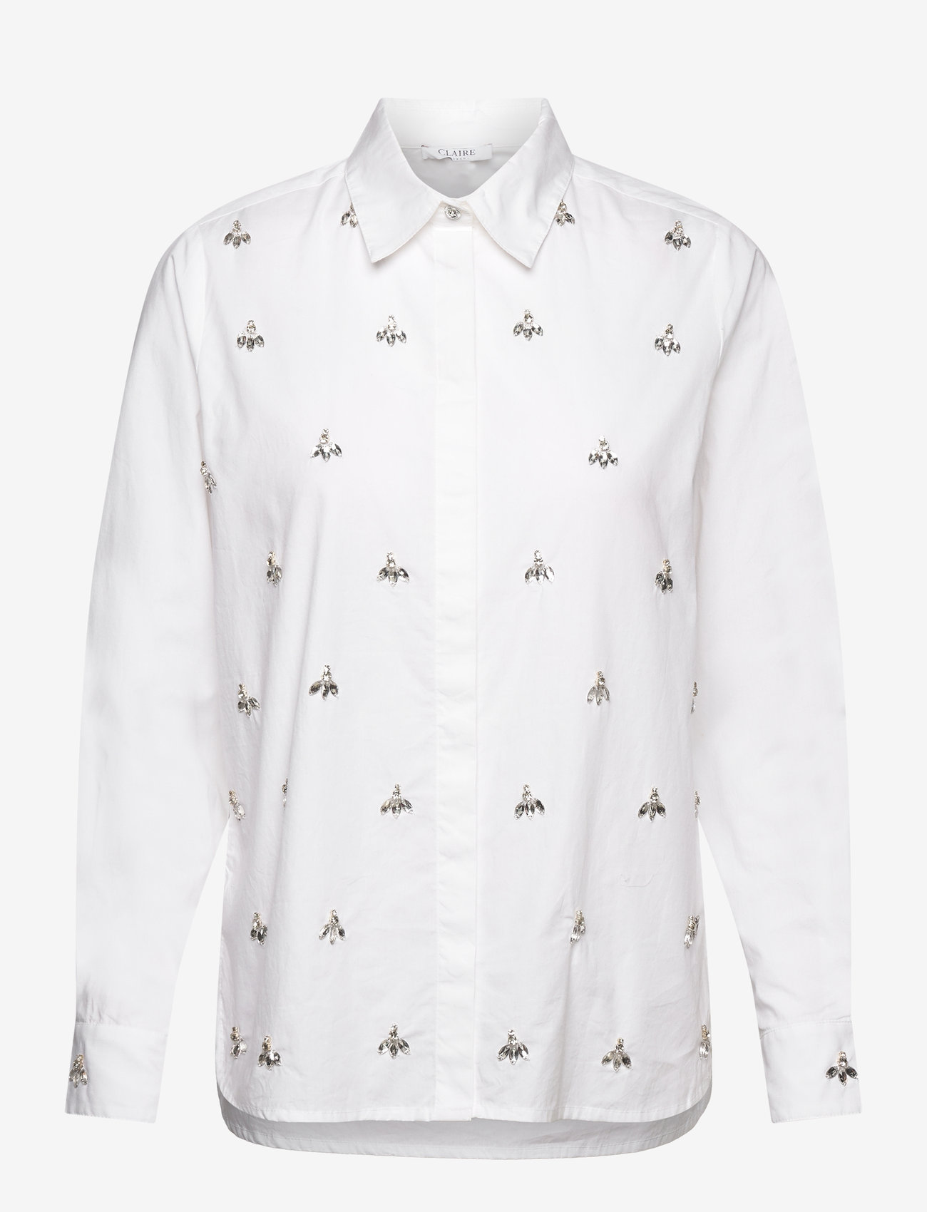 Claire Woman - CWRana - Shirt - långärmade skjortor - white - 1