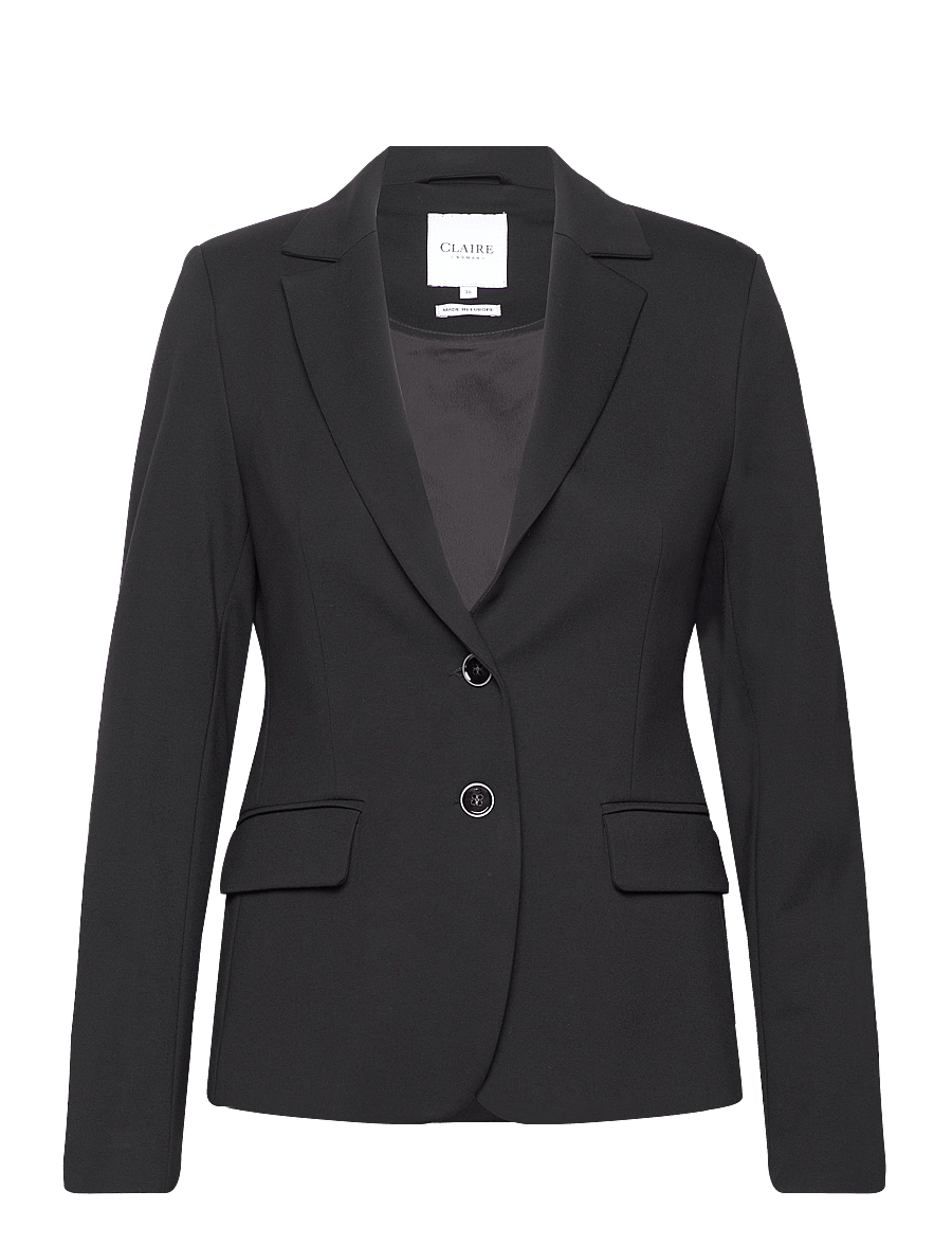 Claire Woman - CWElinor blazer - enkeltradede blazere - black - 0
