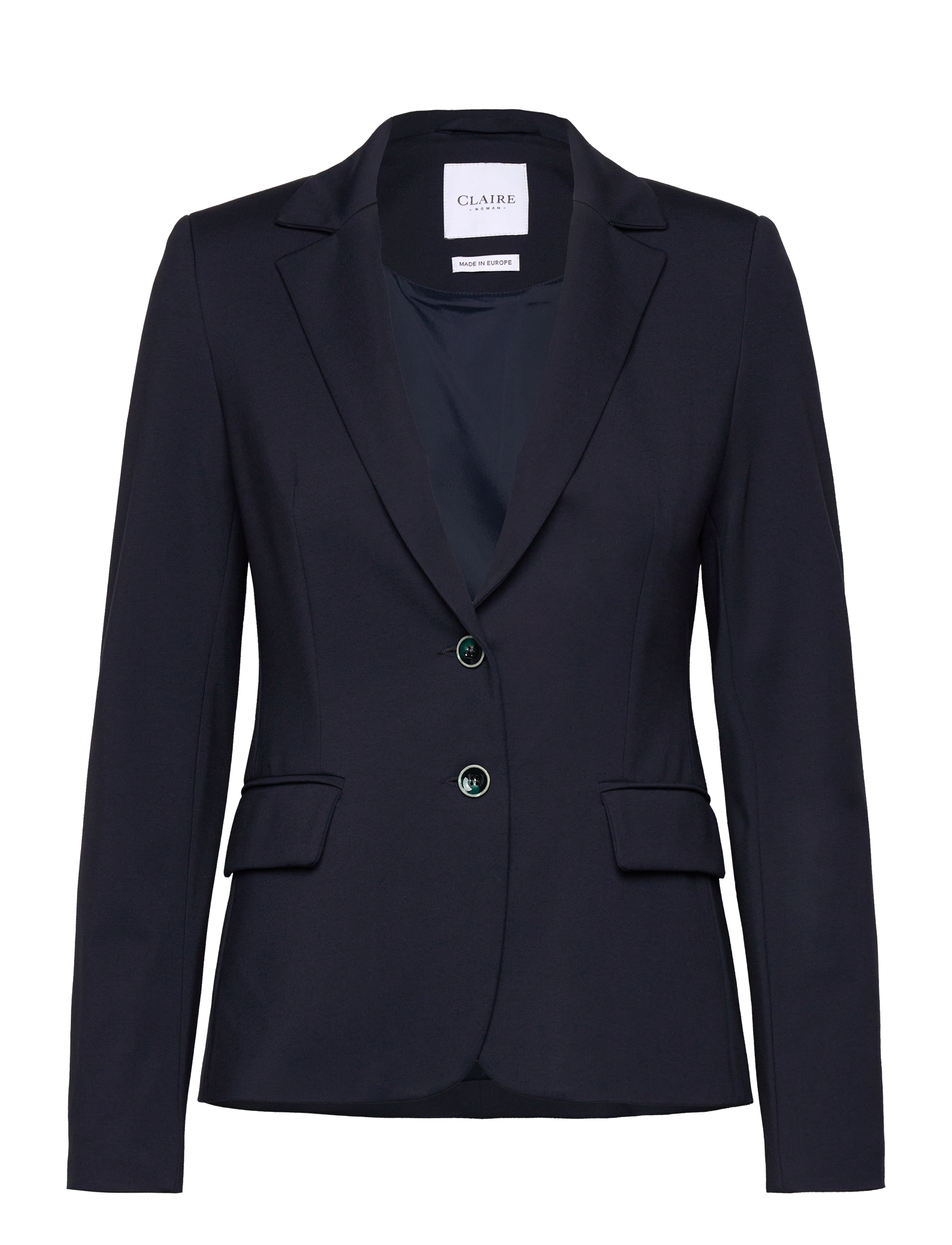 Claire Woman Cwelinor Blazer, 32, Marineblau - Single Breasted Frauen