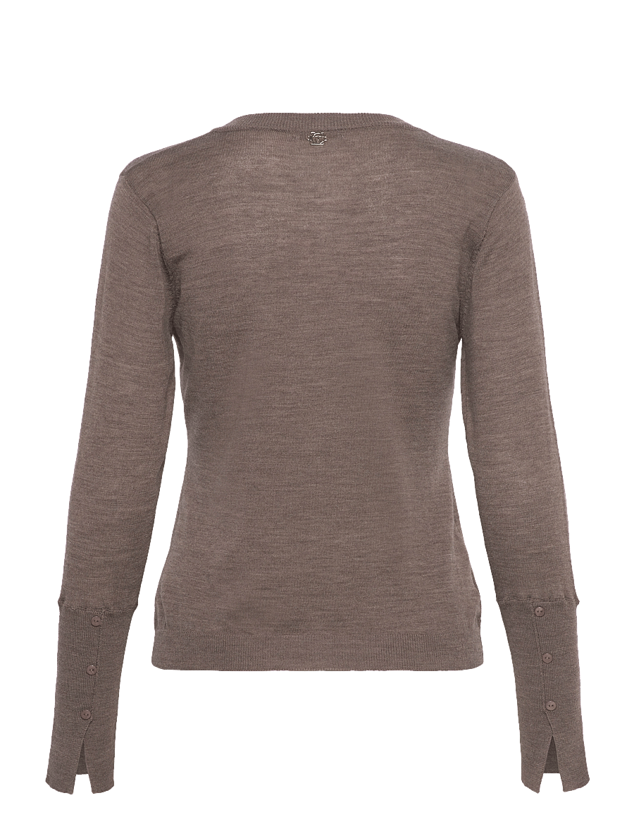 Claire Woman - Knit CWCandy - cacao melange - 1