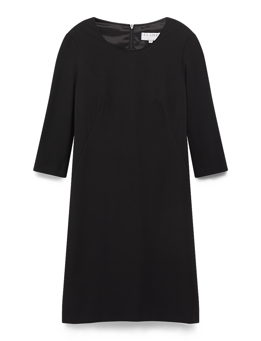 Claire Woman - CWDemi Dress - midi kjoler - black - 1