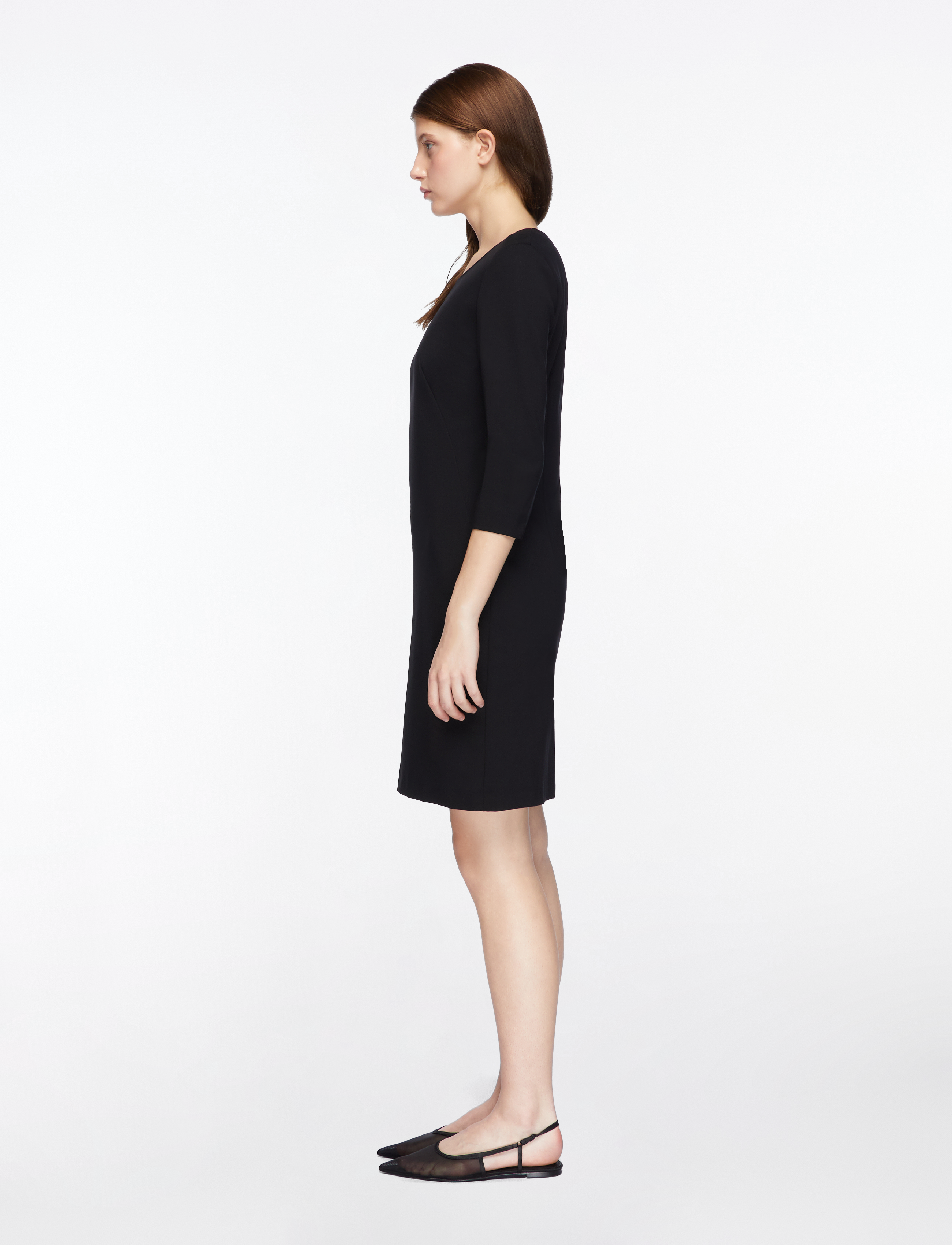 Claire Woman - CWDemi Dress - midi kjoler - black - 3