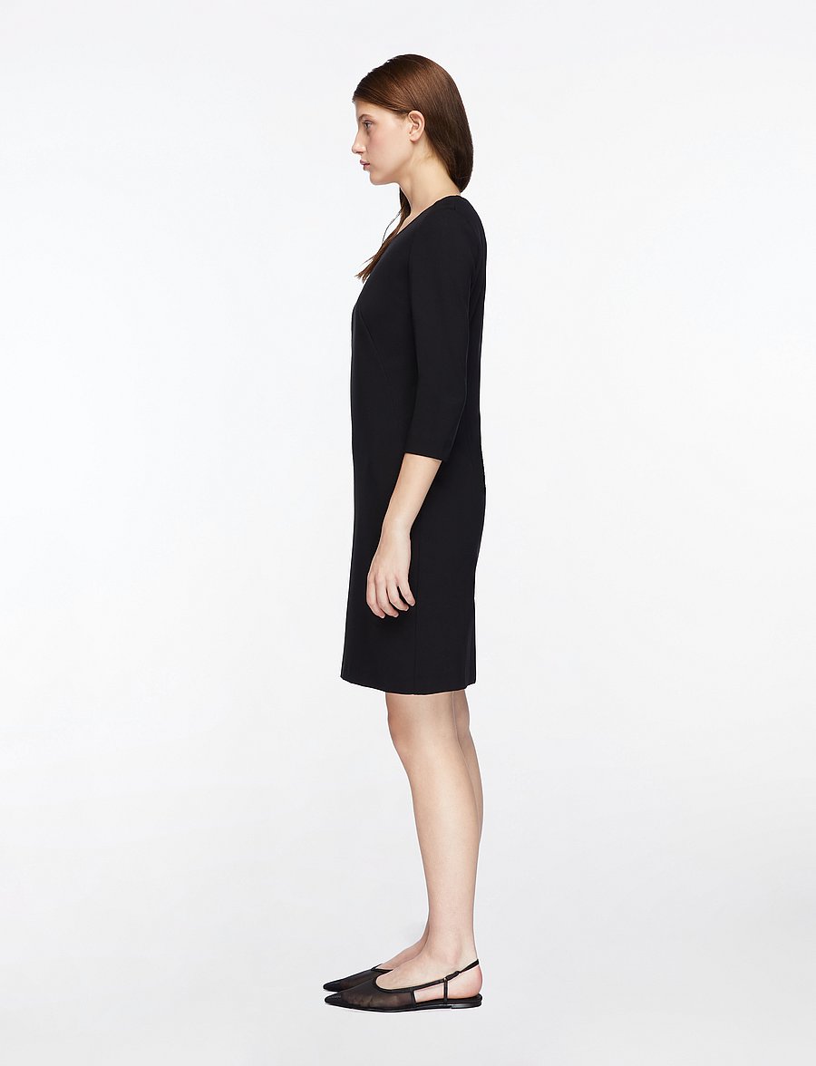 Claire Woman - CWDemi Dress - midi kjoler - black - 3