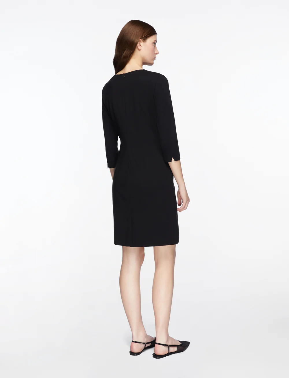 Claire Woman - CWDemi Dress - robes midi - black - 4